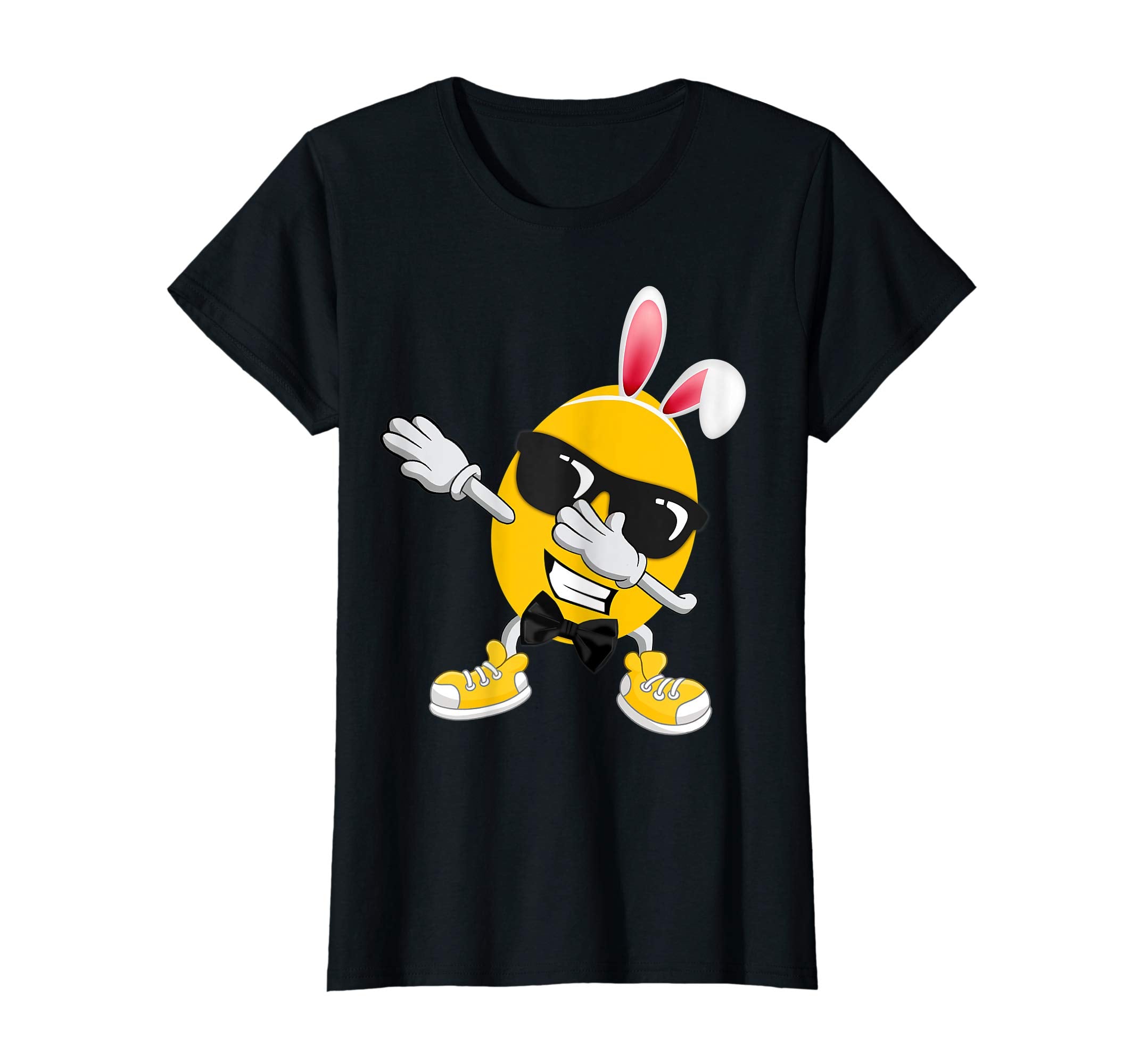 Dabbing Emoji Egg Bunny Easter T shirt Kids Boys Girls