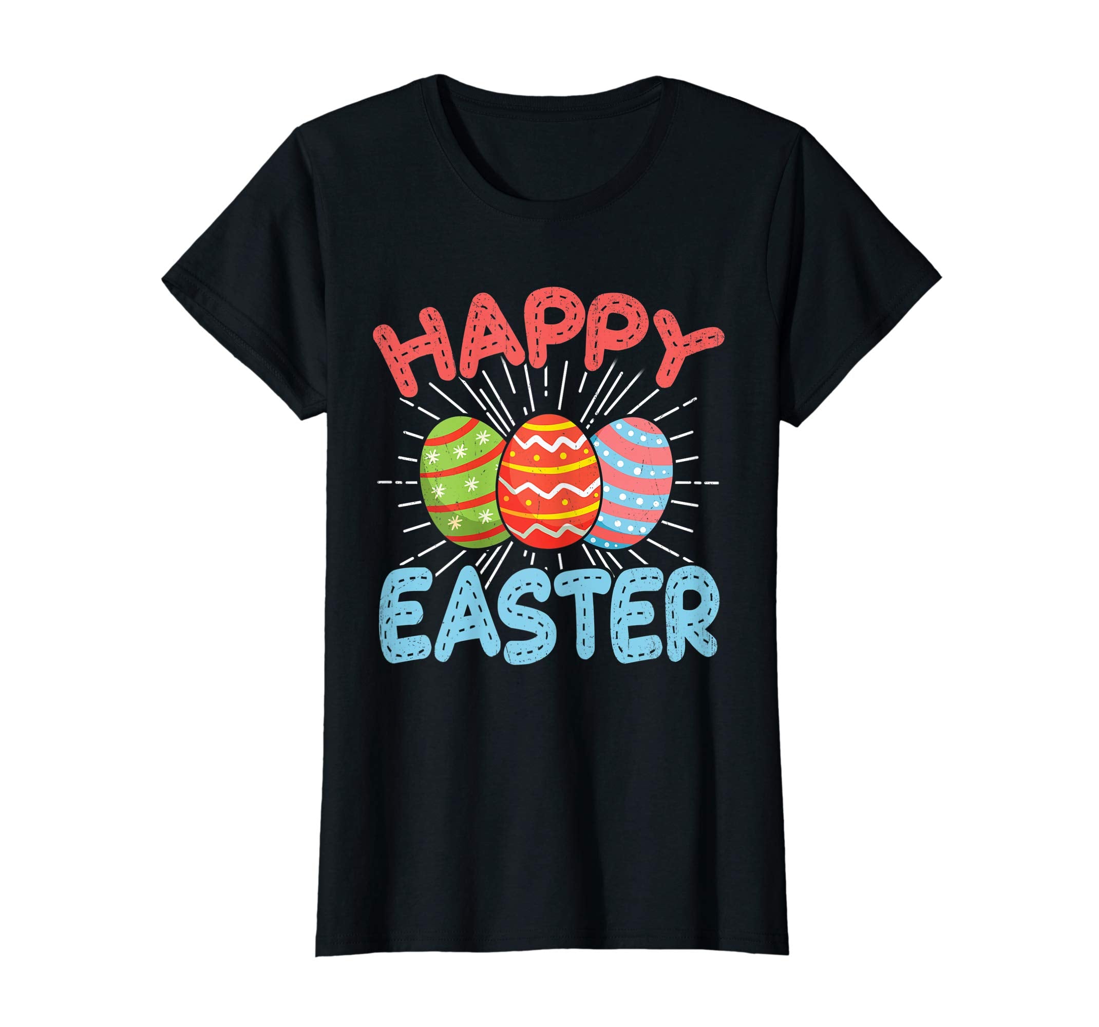 Happy Easter T-Shirt Funny Easter Eggs Novelty Shirt Gift