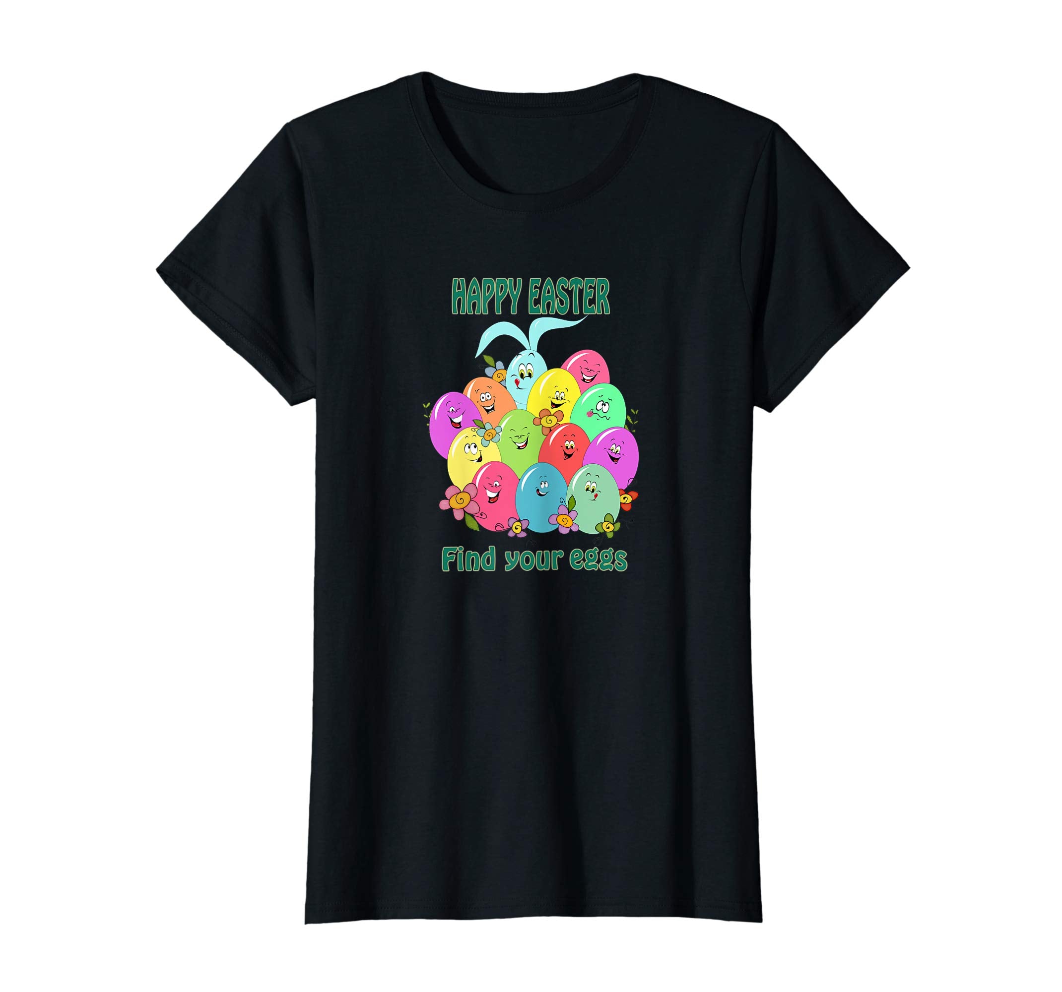 Happy Easter Shirts for Men Women - Funny Eggs Bunny