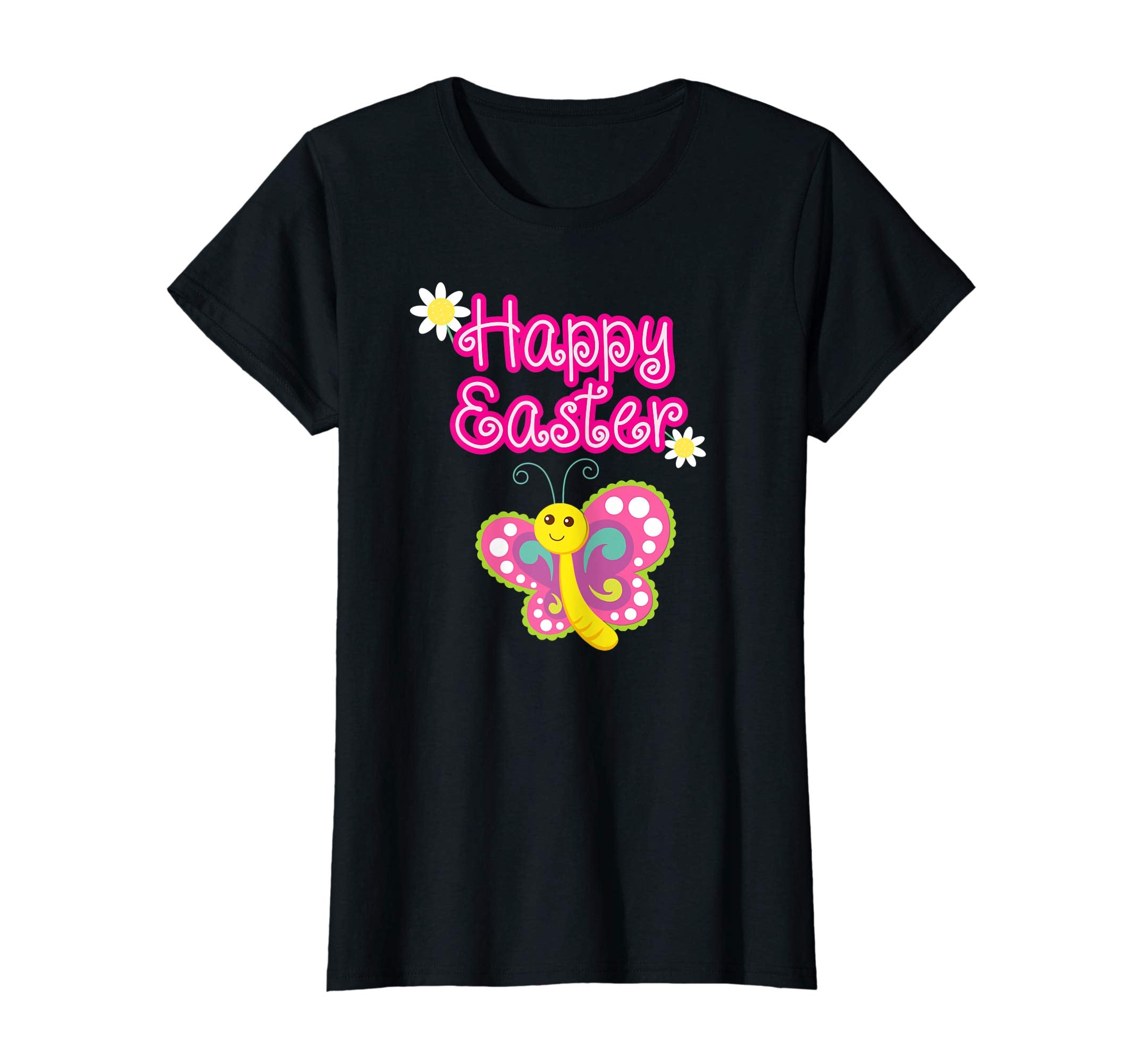 Happy Easter Sunflower and Butterfly Tee Shirt