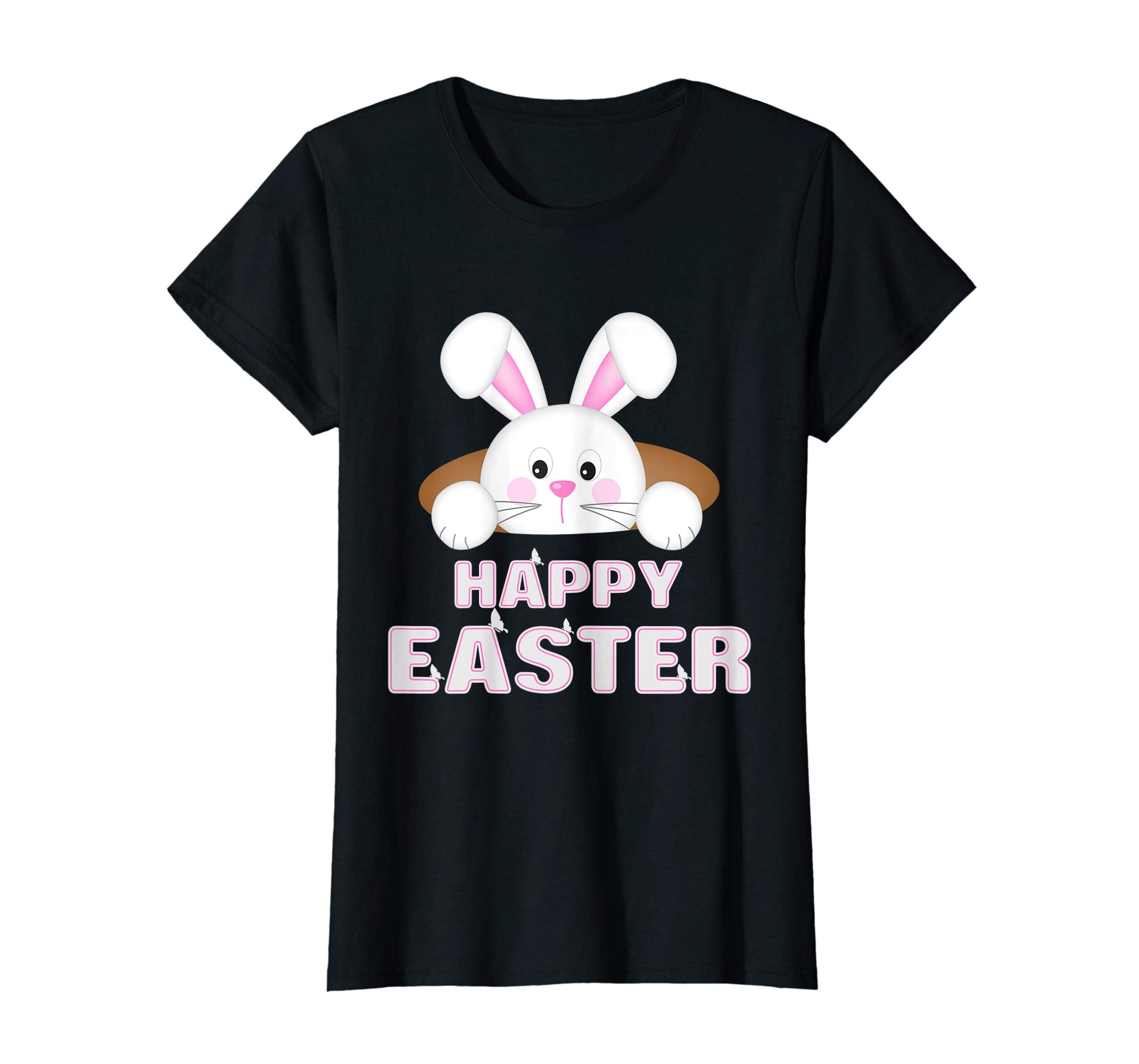 Happy Easter Shirt Bunny in Rabbit Hole Easter Gift