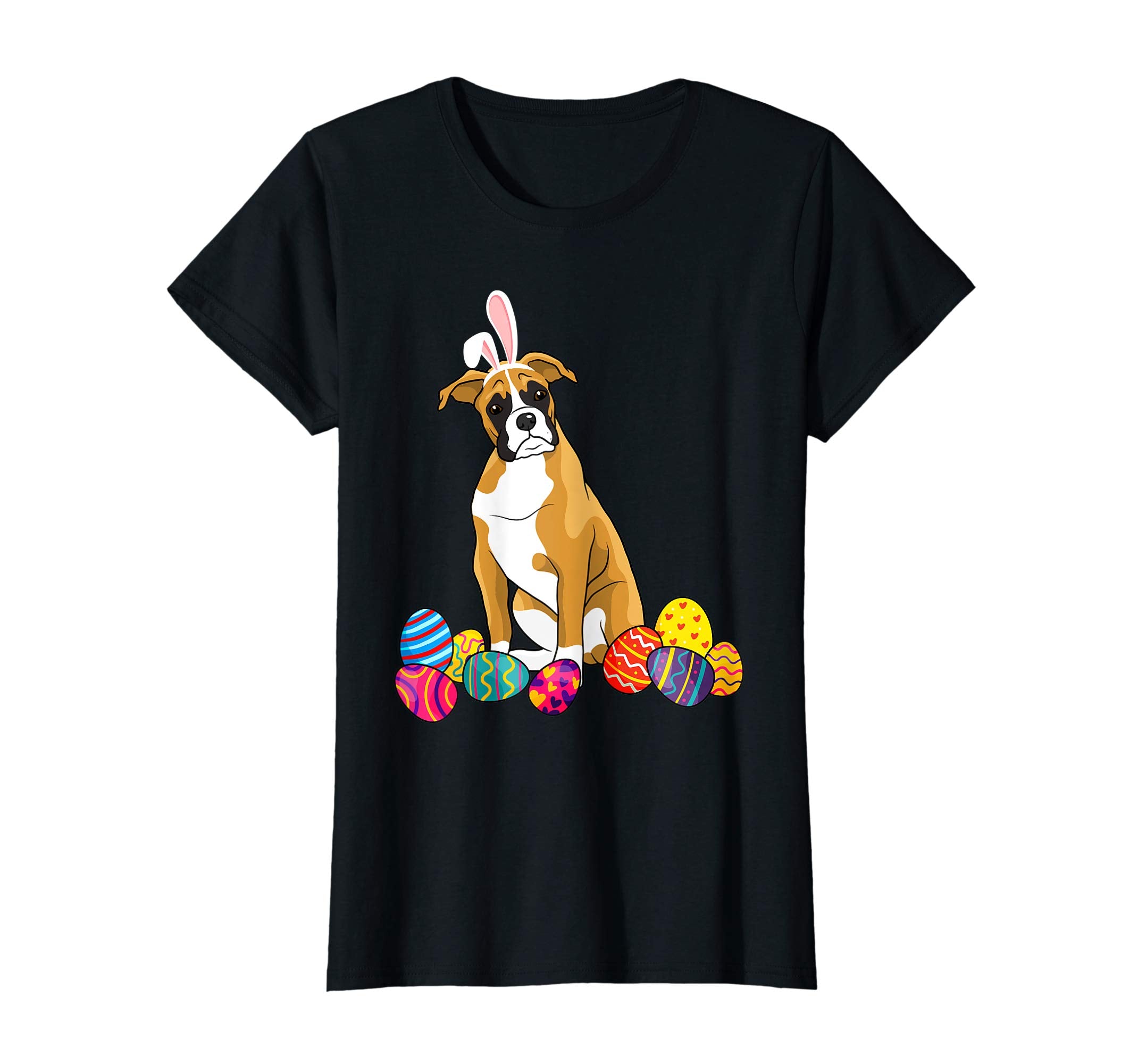 Boxer Bunny Ear With Egg Easter Easter Day Shirt