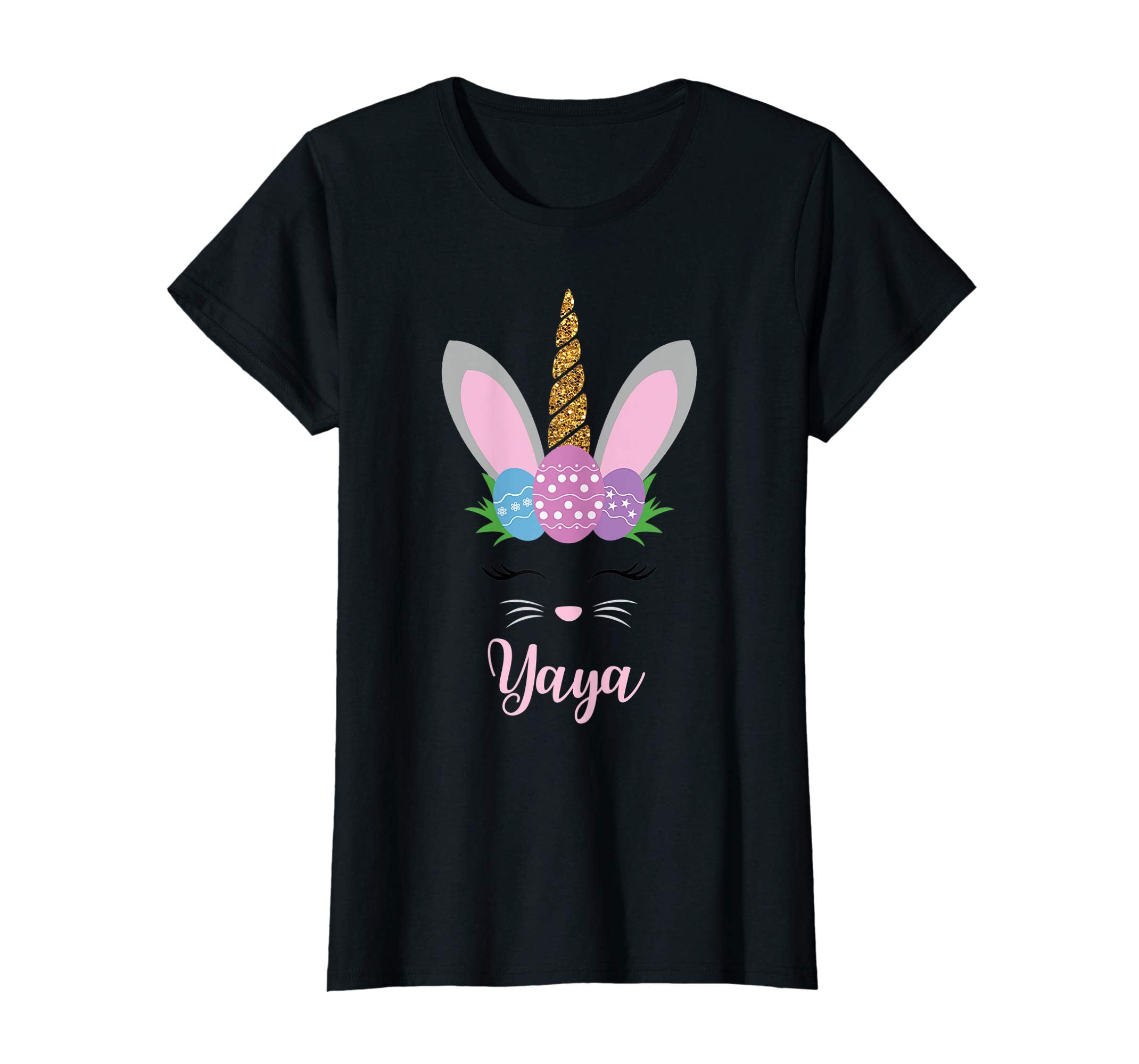 Yaya Easter Bunny Unicorn Funny T-Shirts Cute Bunnies Gifts