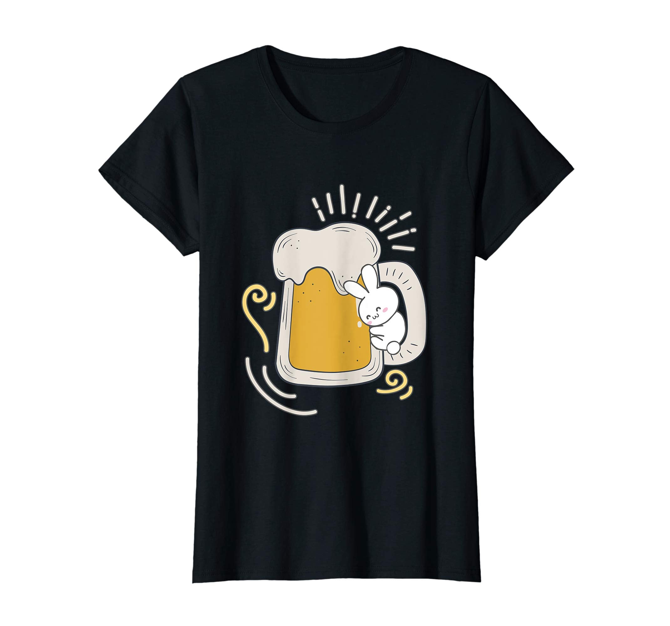 Cute Bunny Drink Beer Easter Day T-Shirt Gifts