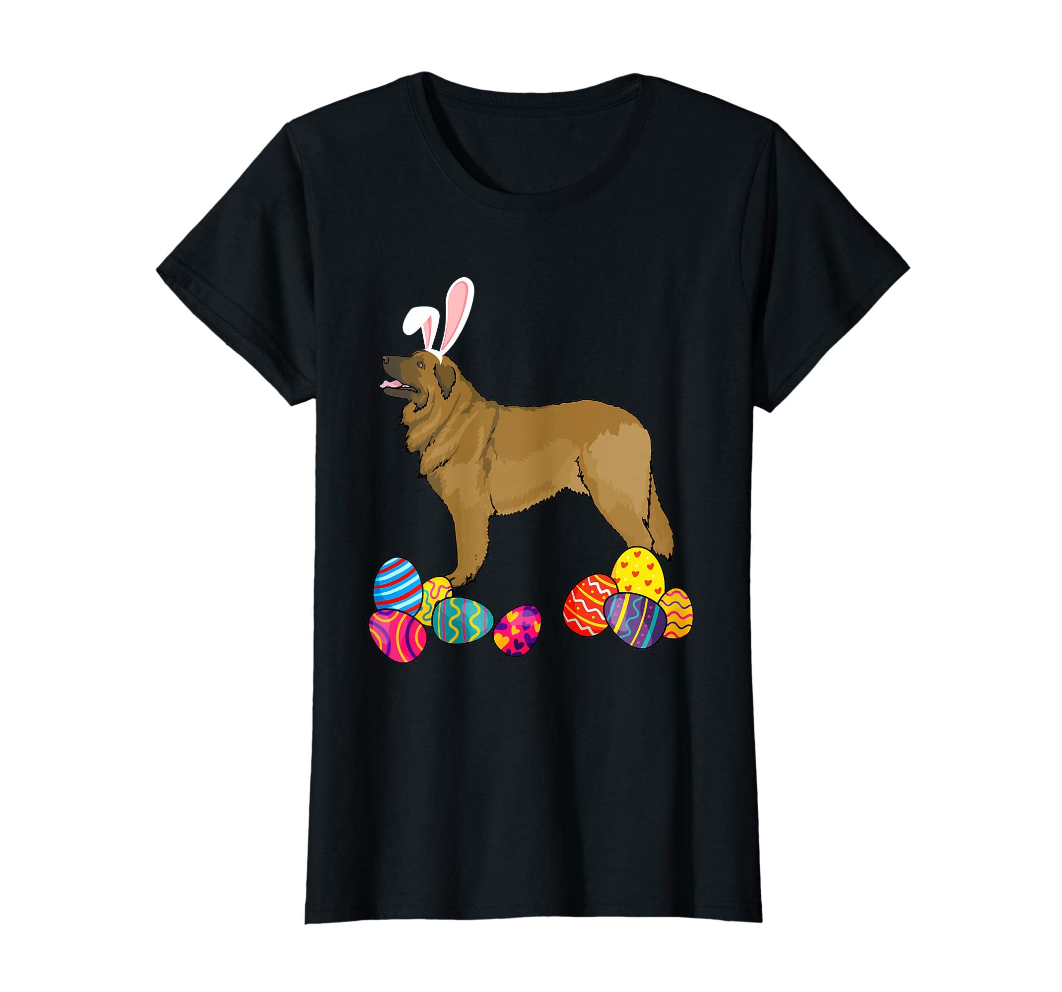 Leonberger Bunny Ear With Egg Easter Easter Day Shirt