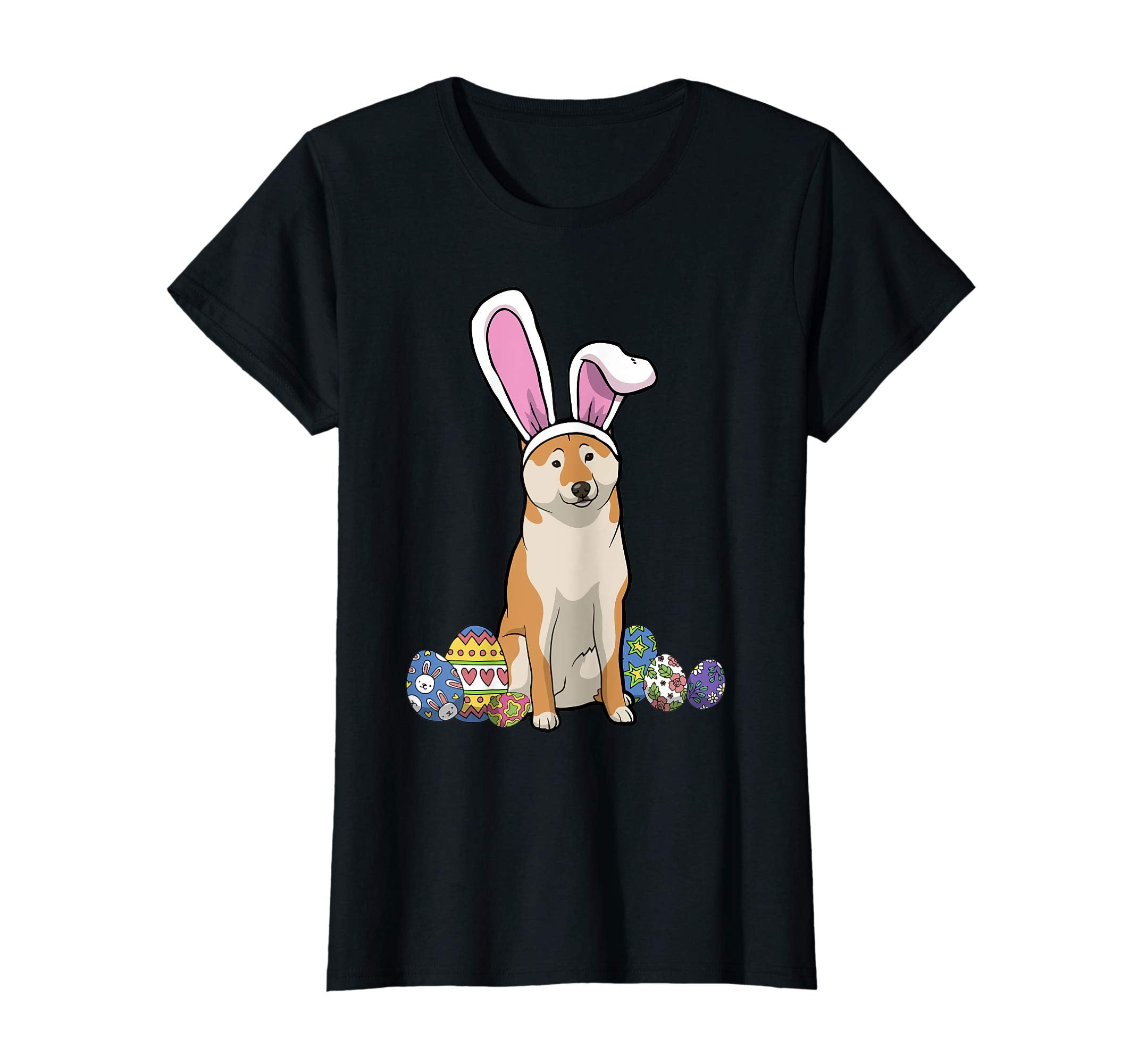 Shiba Inu Dressed As Easter Bunny With Rabbit Ears T-Shirt