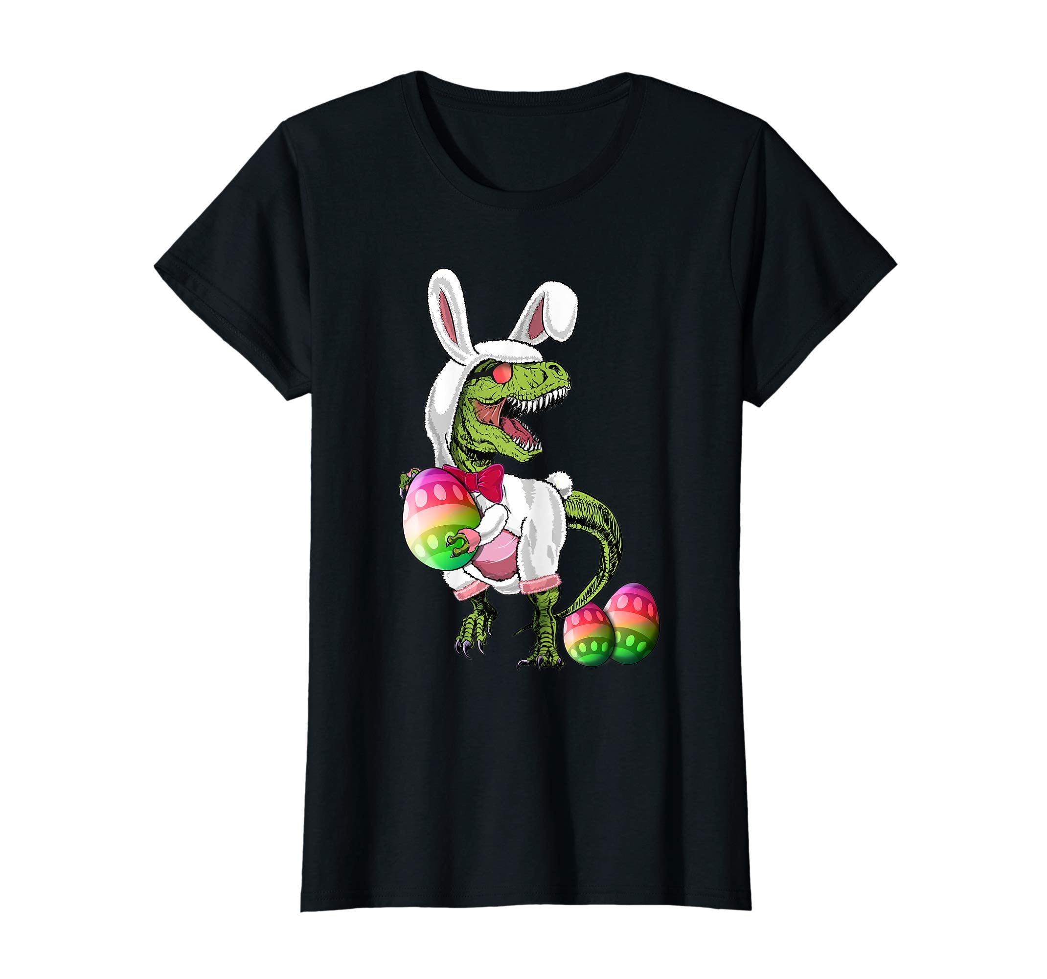 Happy Eastrawr T Rex Dinosaur Easter Bunny Egg Shirt Kids