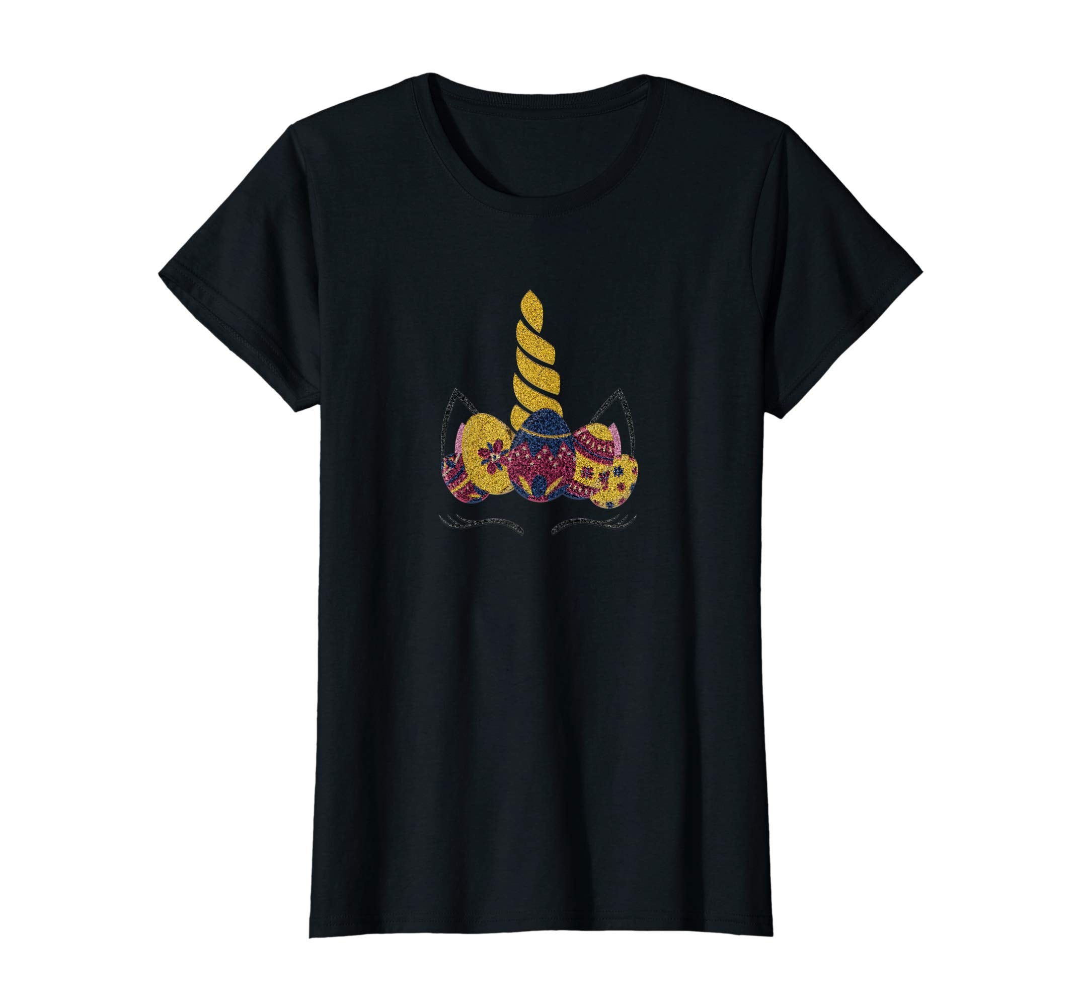 Unicorn Bunny Face Rabbit Eggs Easter Day Kids Gift Shirt