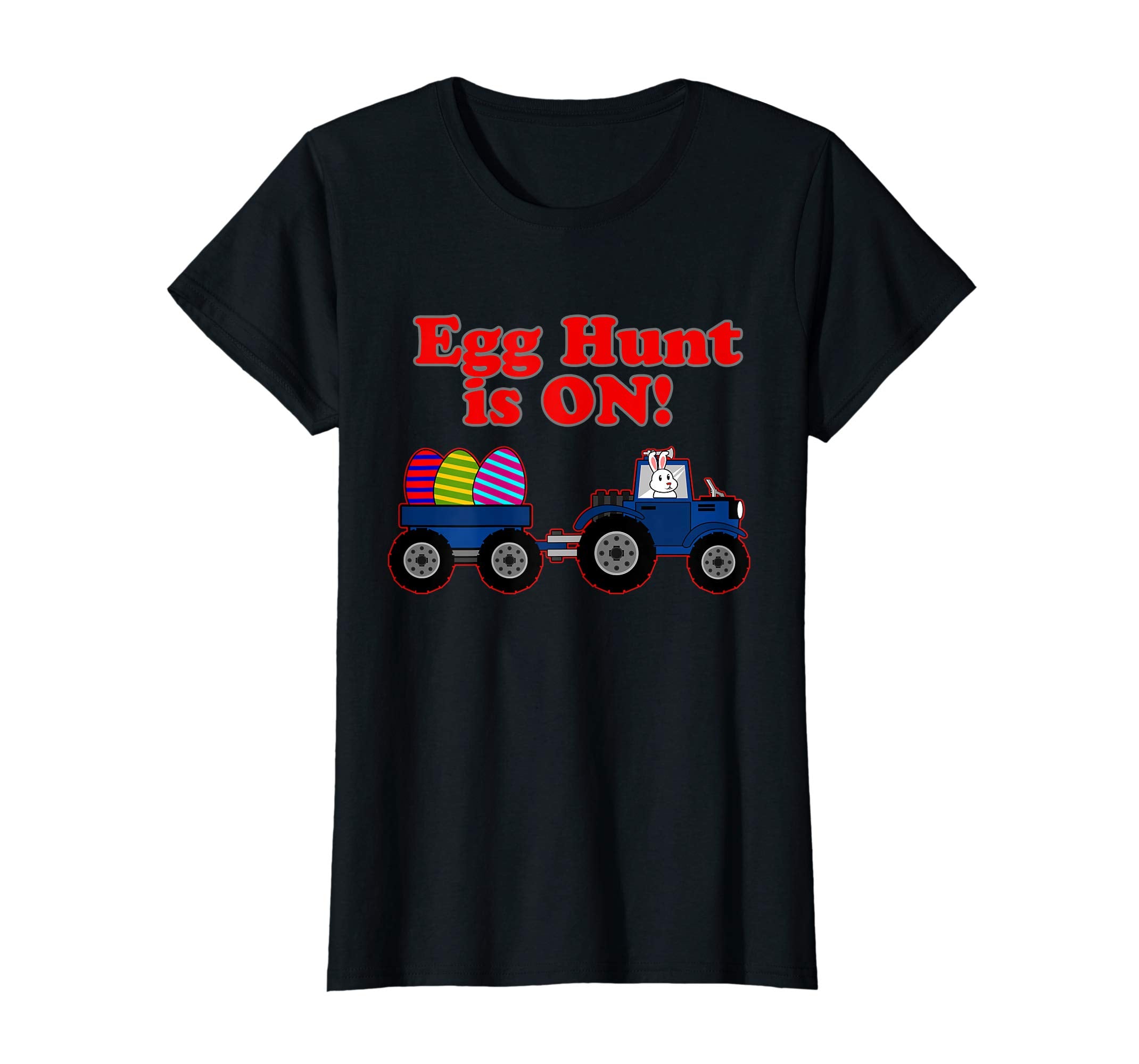 Easter Egg Bunny Tractor Shirt | Cool Hare Bulldozers Gift