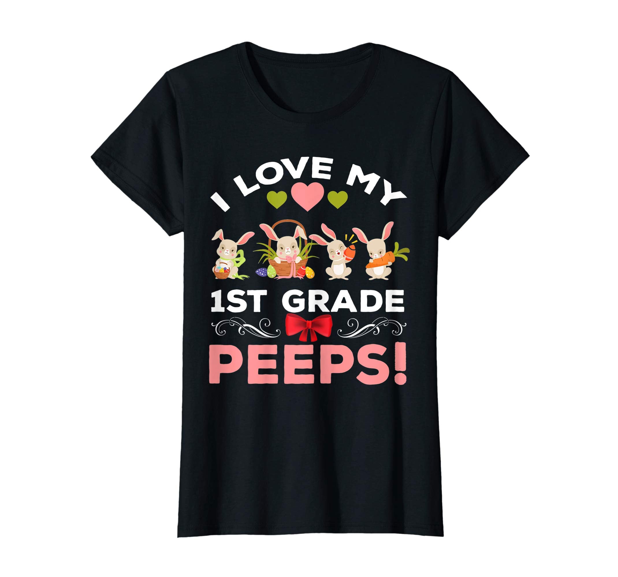I Love my 1st Grade Peeps Easter First Grade Teacher Shirt