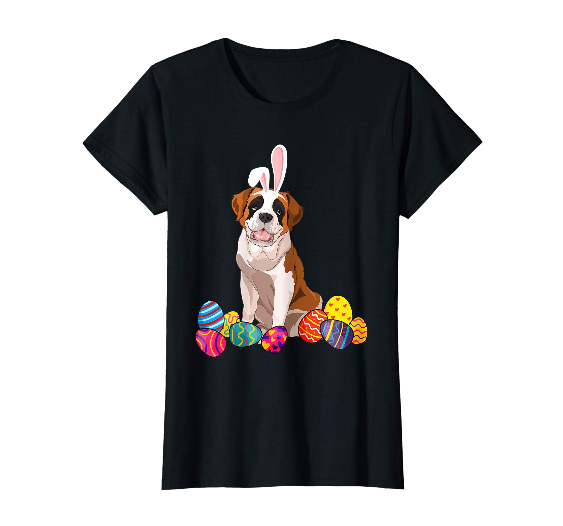 Saint Bernard Bunny Ear With Egg Easter Easter Day Shirt