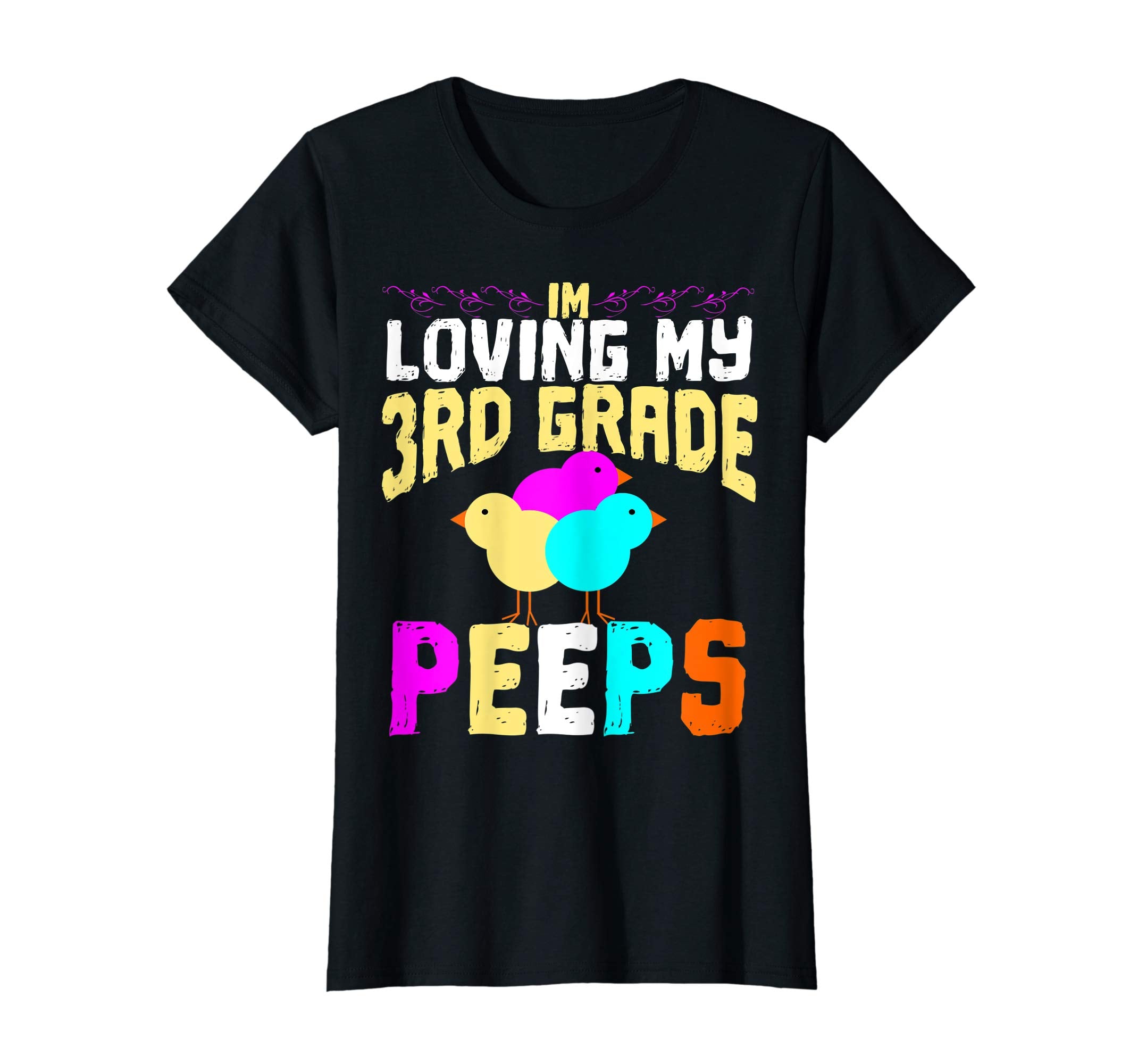 3rd Grade Peeps Easter TShirt Teacher Gift