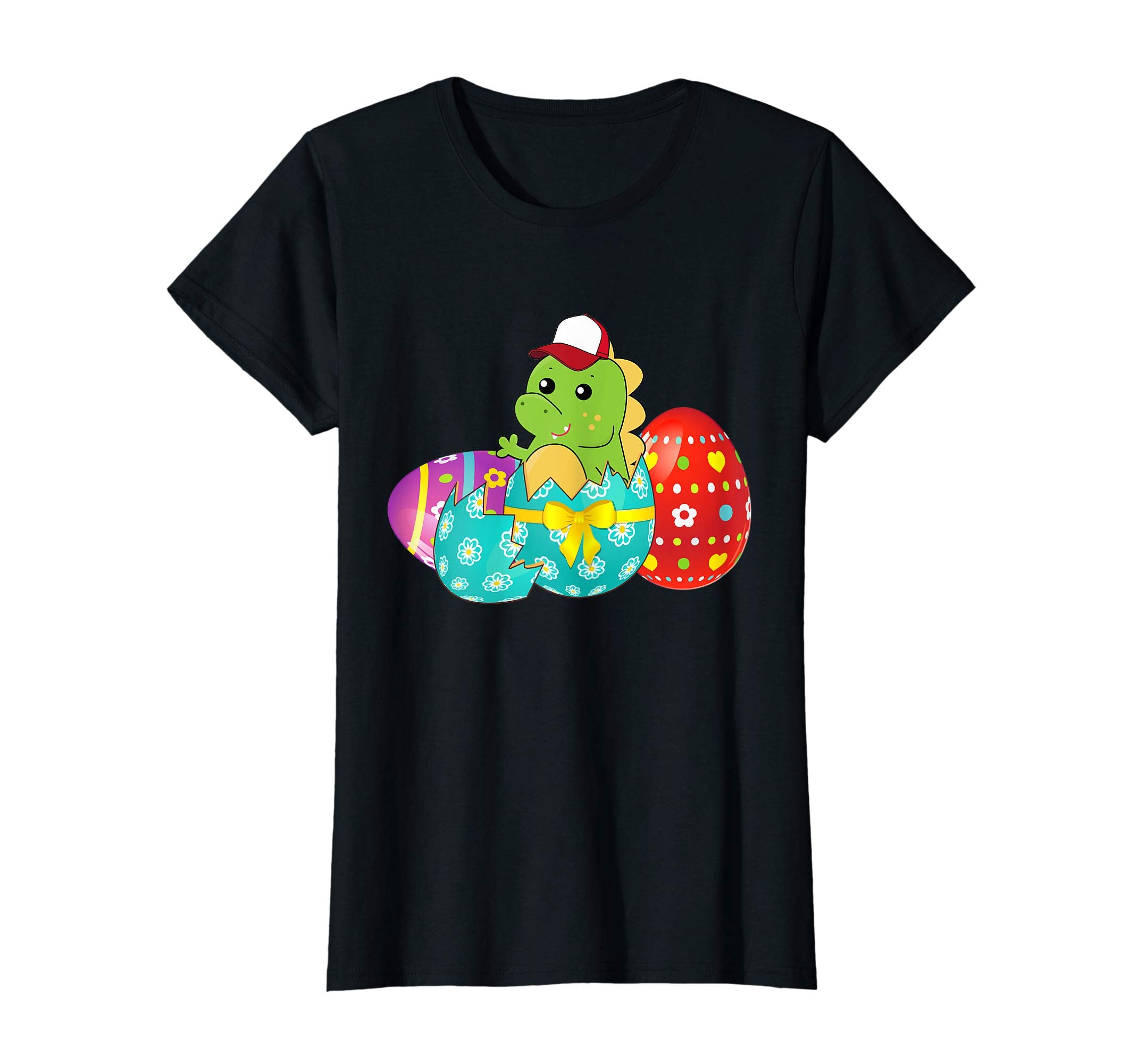 Dinosaur Easter Eggs T-Shirts For Kids Boys Girls