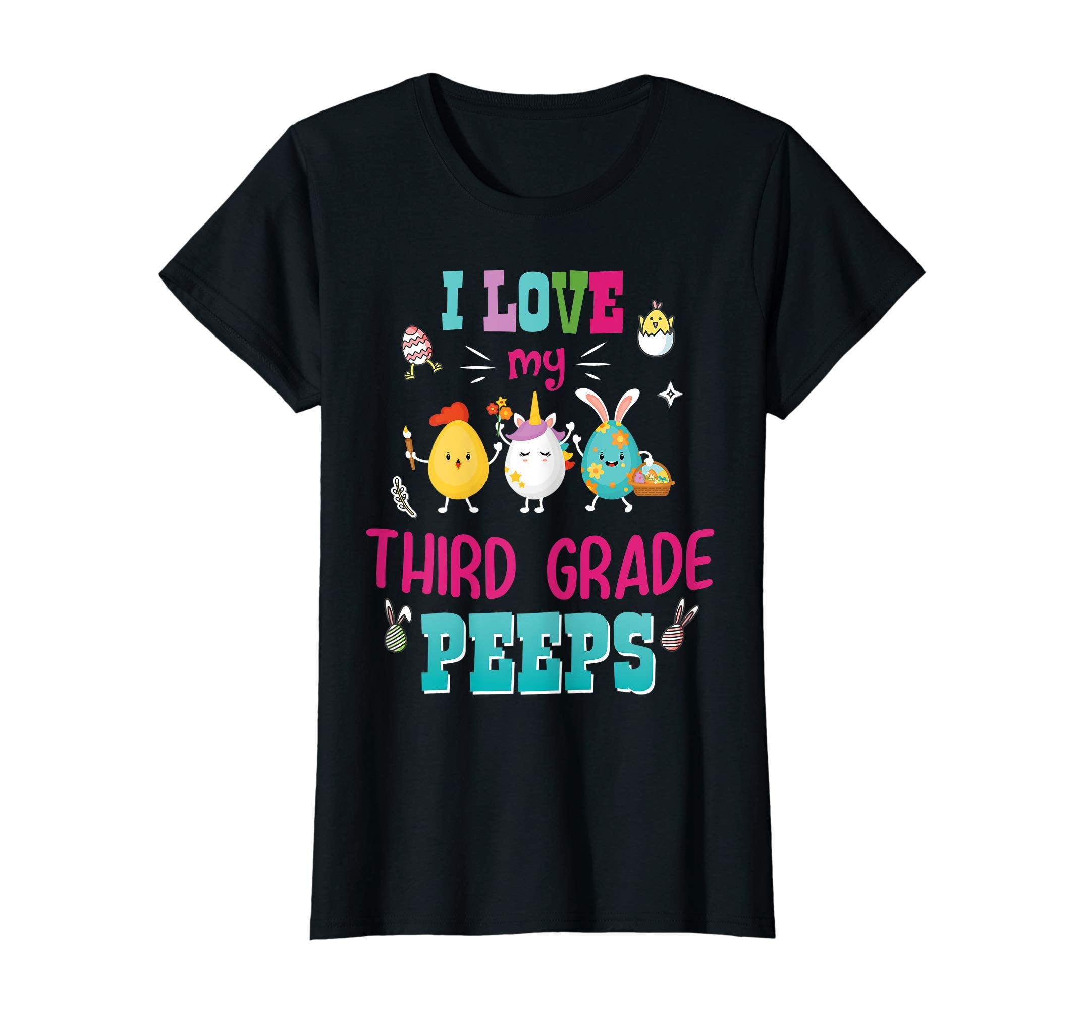 I Love My Third Grade Peeps Easter Day T-Shirt