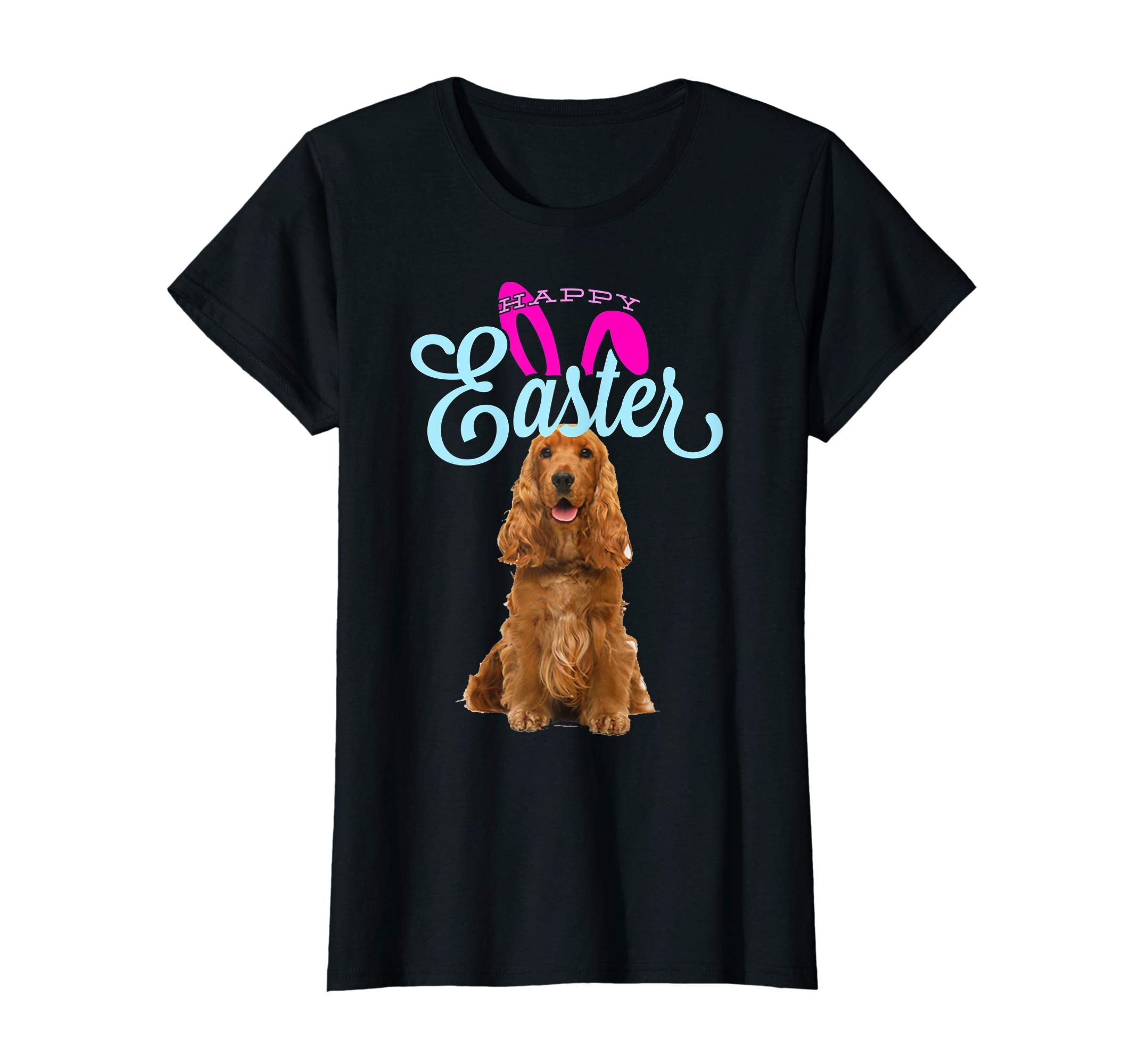 Easter Bunny Cocker Spaniel Tshirt Dog Men Women Gift Easter