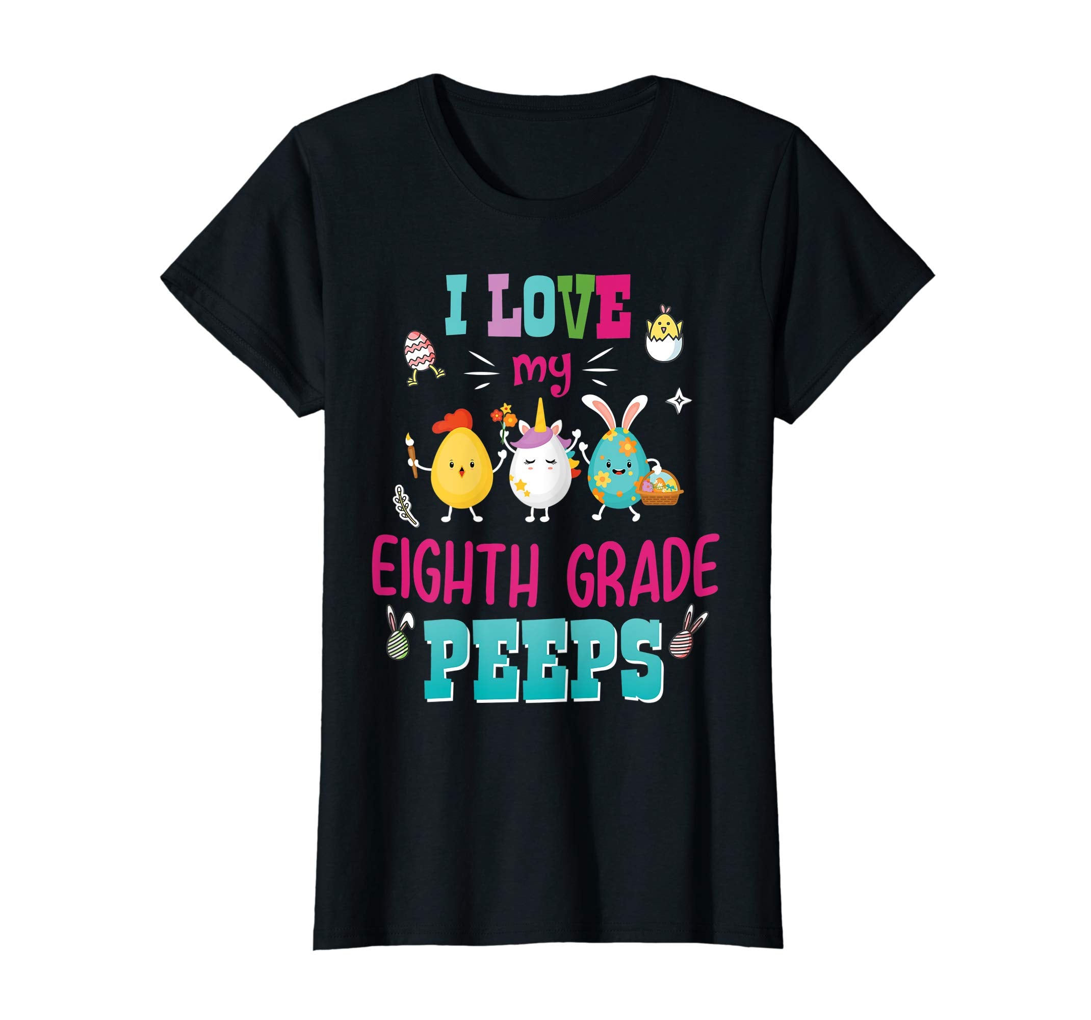 I Love My Eighth Grade Peeps Easter Day T-Shirt