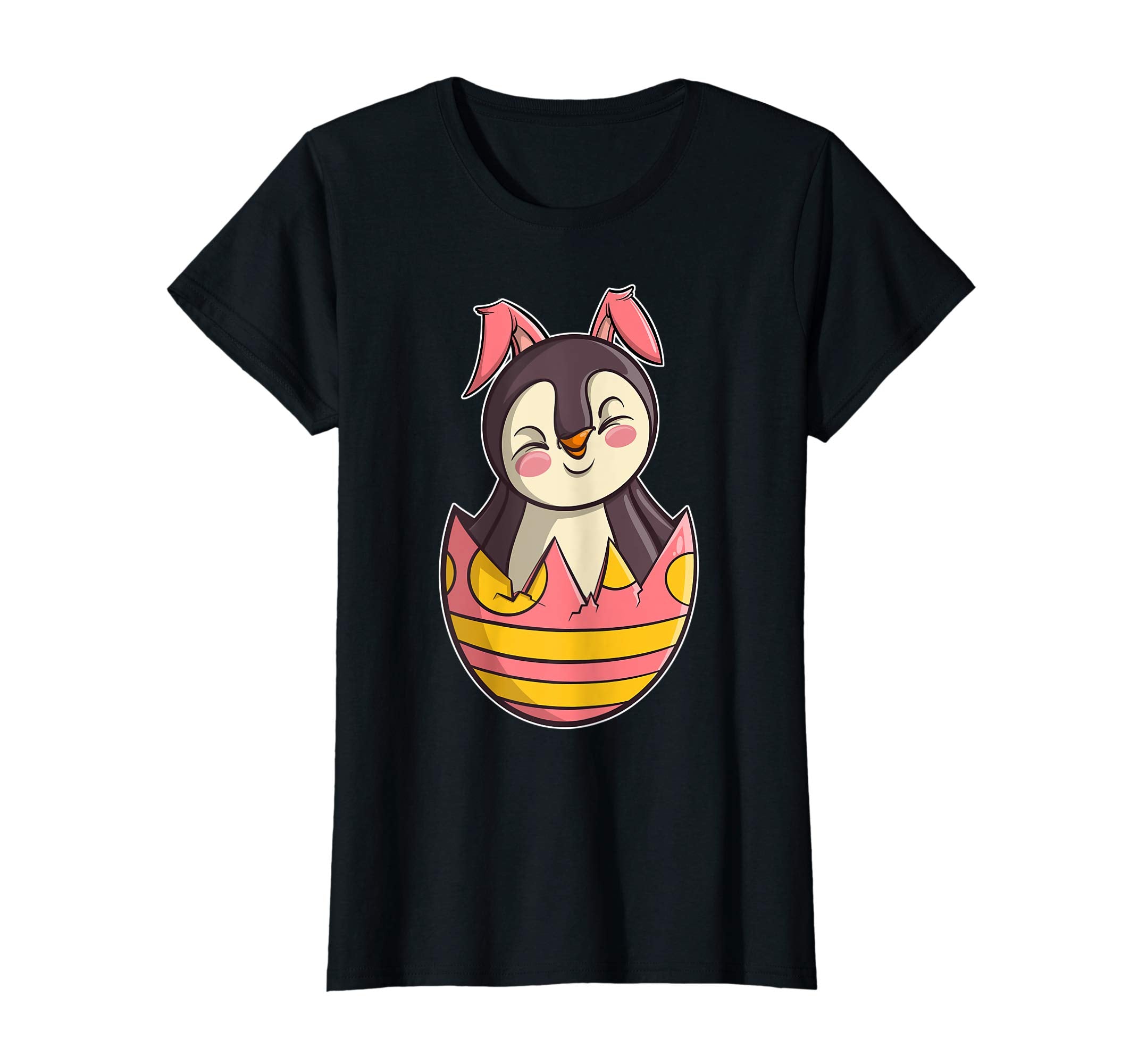 Penguin Bunny Easter T Shirt for Boys, Girls, &amp; Adults