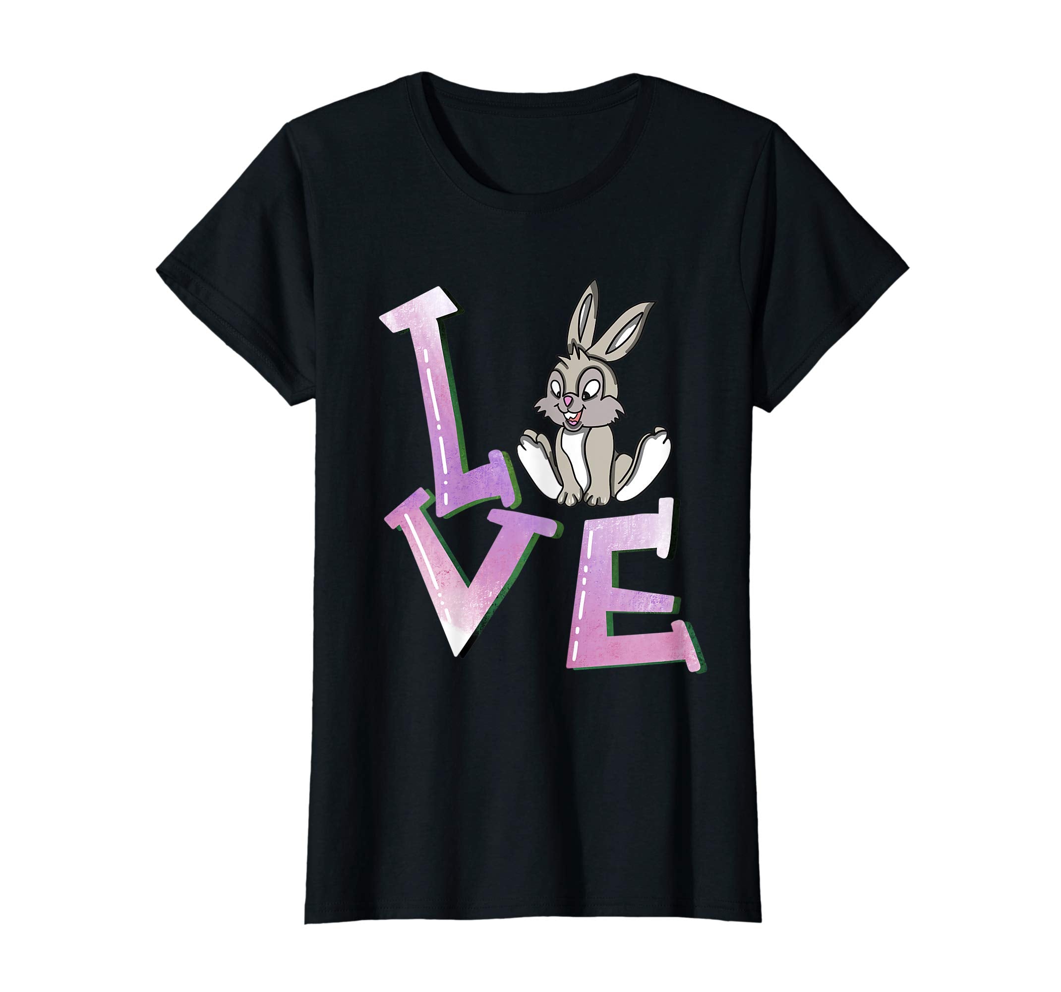 Bunny Love T Shirt Easter Party Bunnies Purple Basket Gift