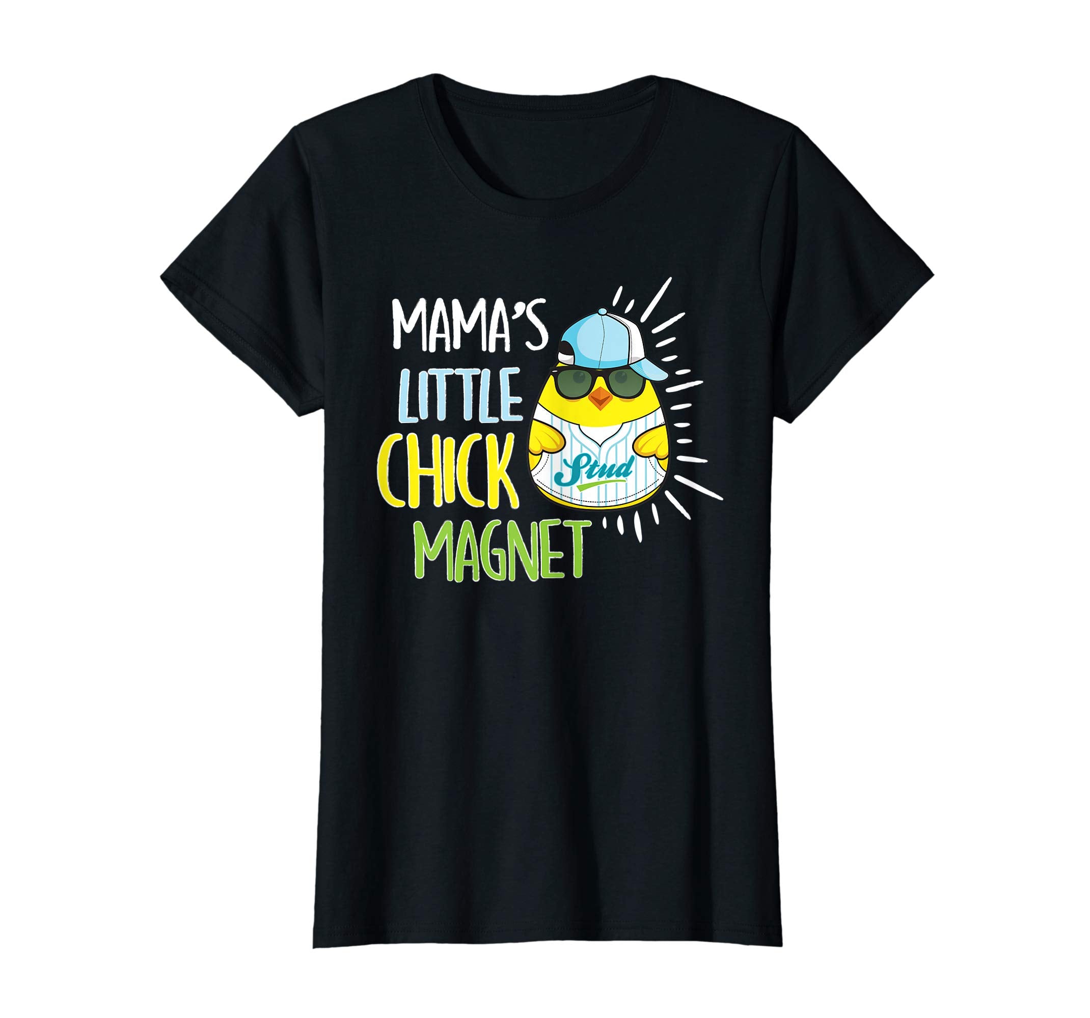 Mama's Little Chick Magnet Easter Shirt Boys Baseball Tee