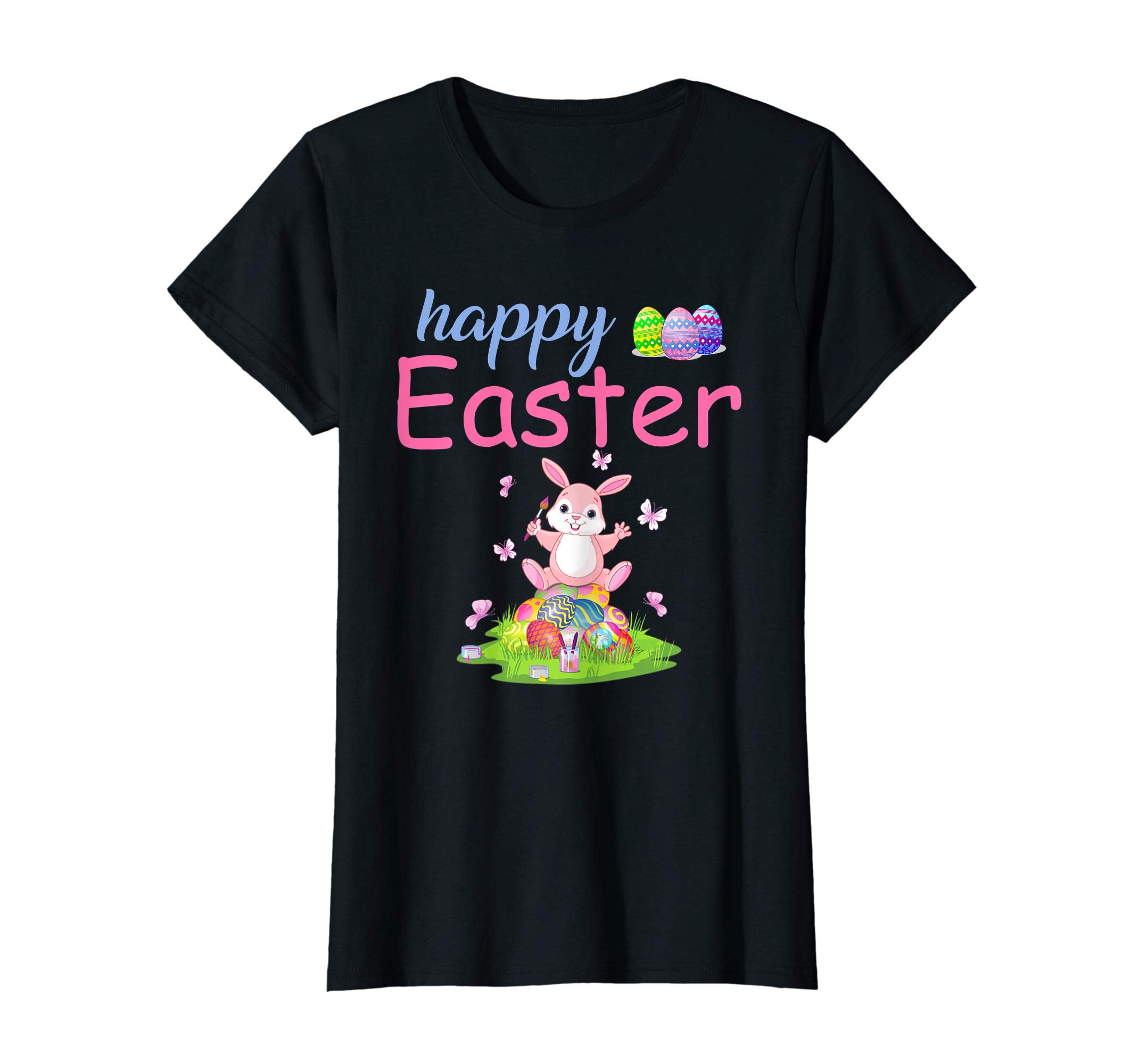 Happy Easter T-Shirt with Bunny Egg Funny Gifts