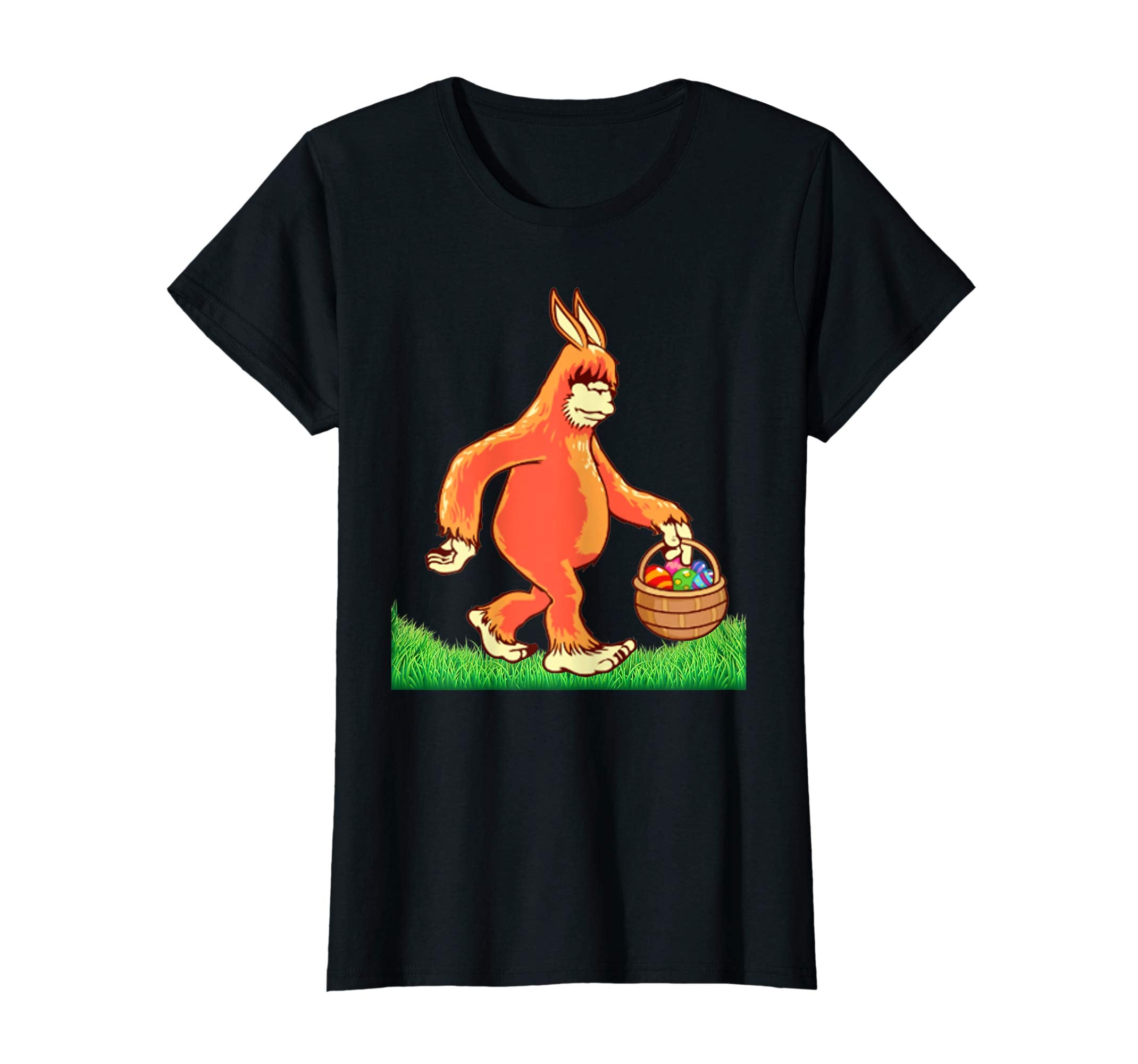 Sasquatch Ears Egg Easter Bunny T Shirt Funny Easter Gift