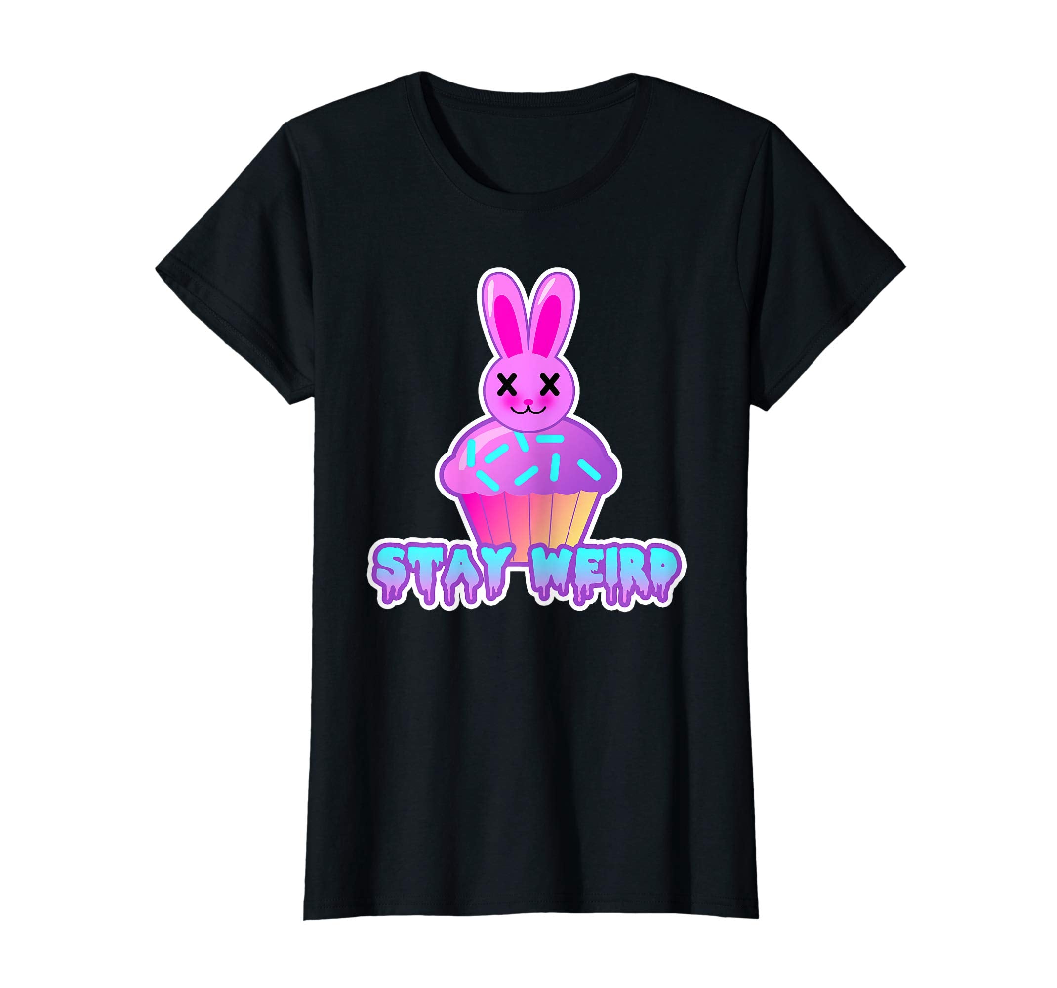 Pastel Goth Easter TShirt Doom Bunny Cupcake Creepy