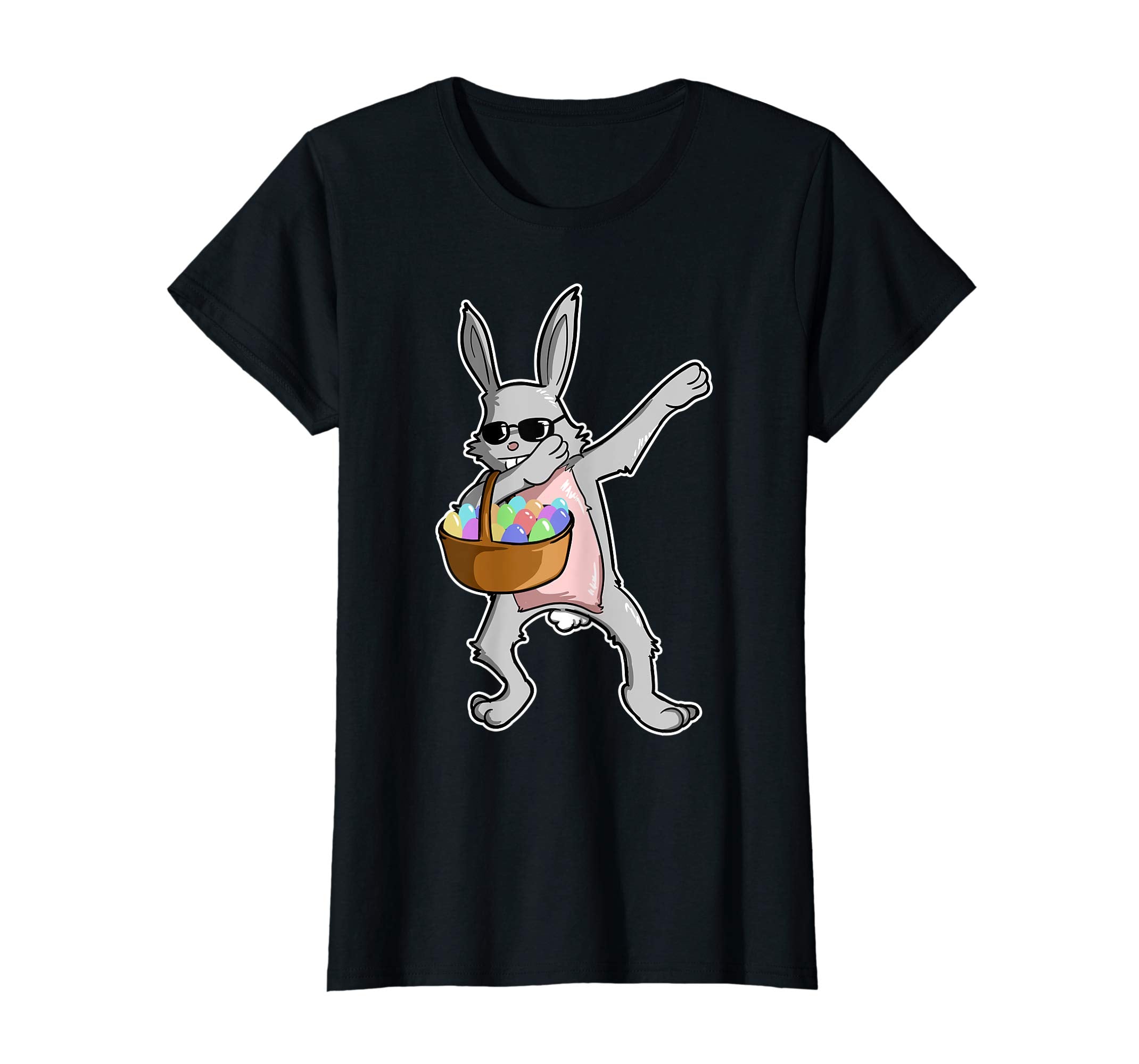 Easter Shirt For Boys Girls Cool Dabbing Rabbit