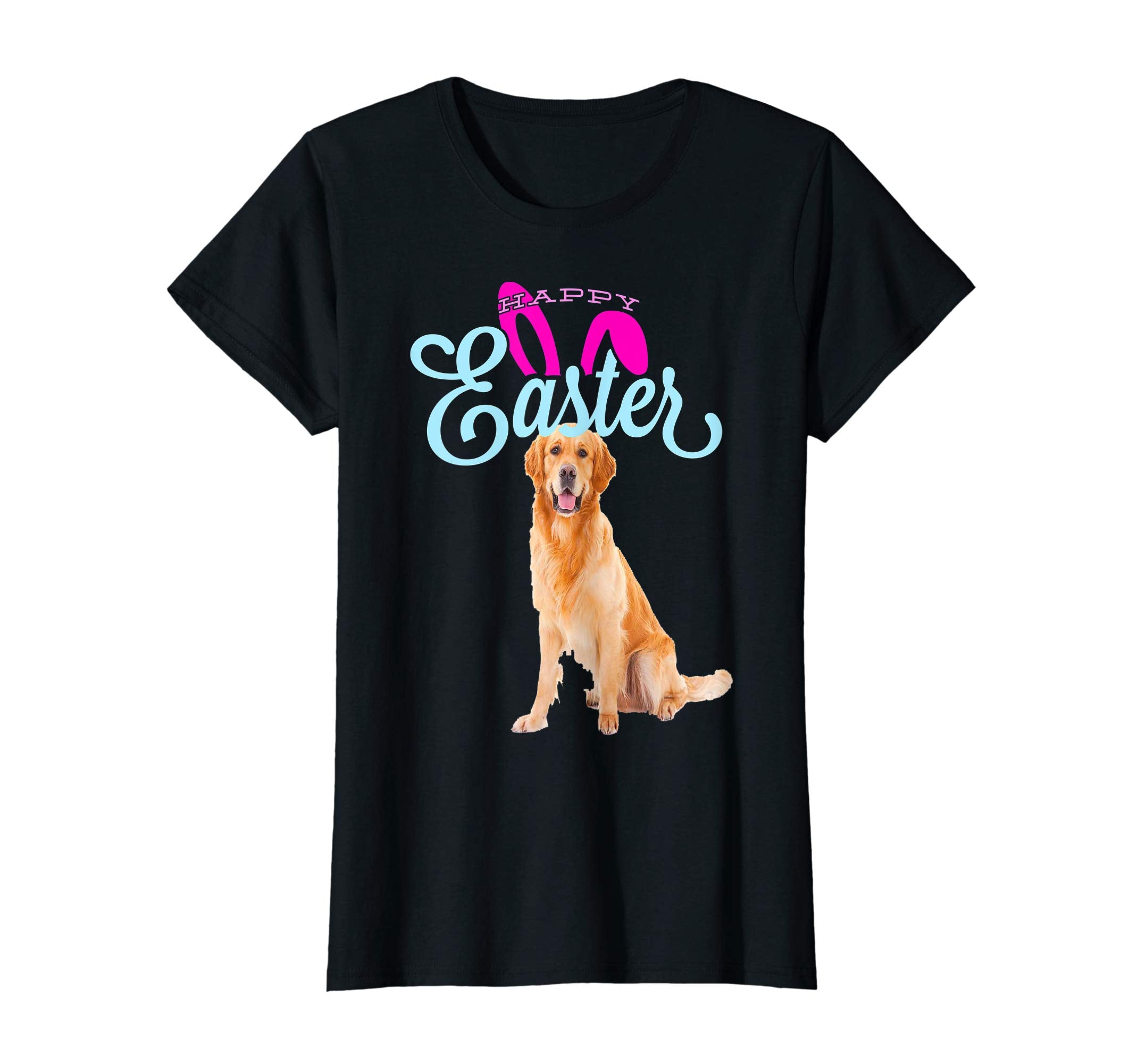 Easter Bunny Golden Retriever Tshirt Dog Men Women Gift