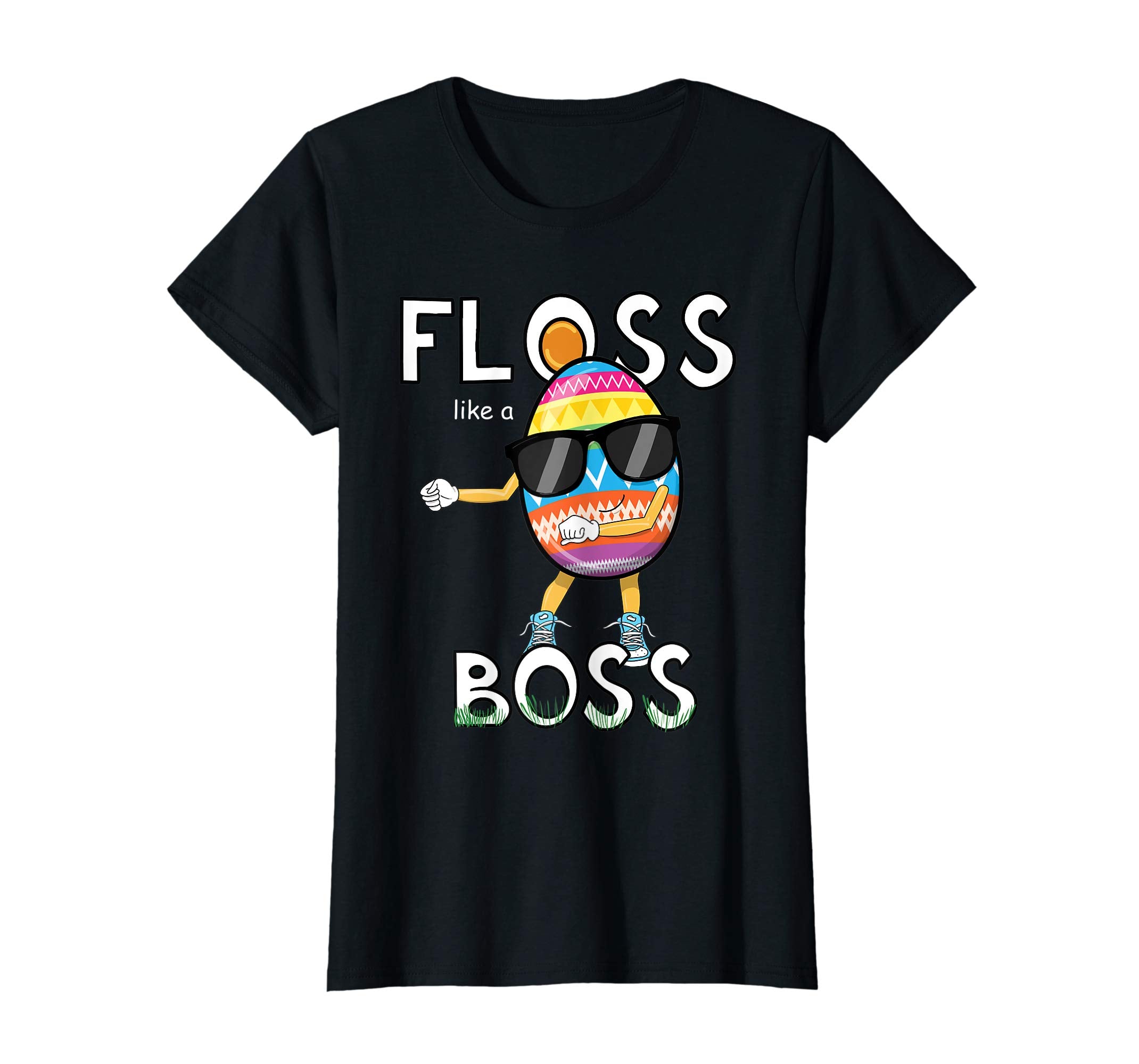 Floss Like A Boss Easter Egg Gift Shirt Boys Kids Flossing