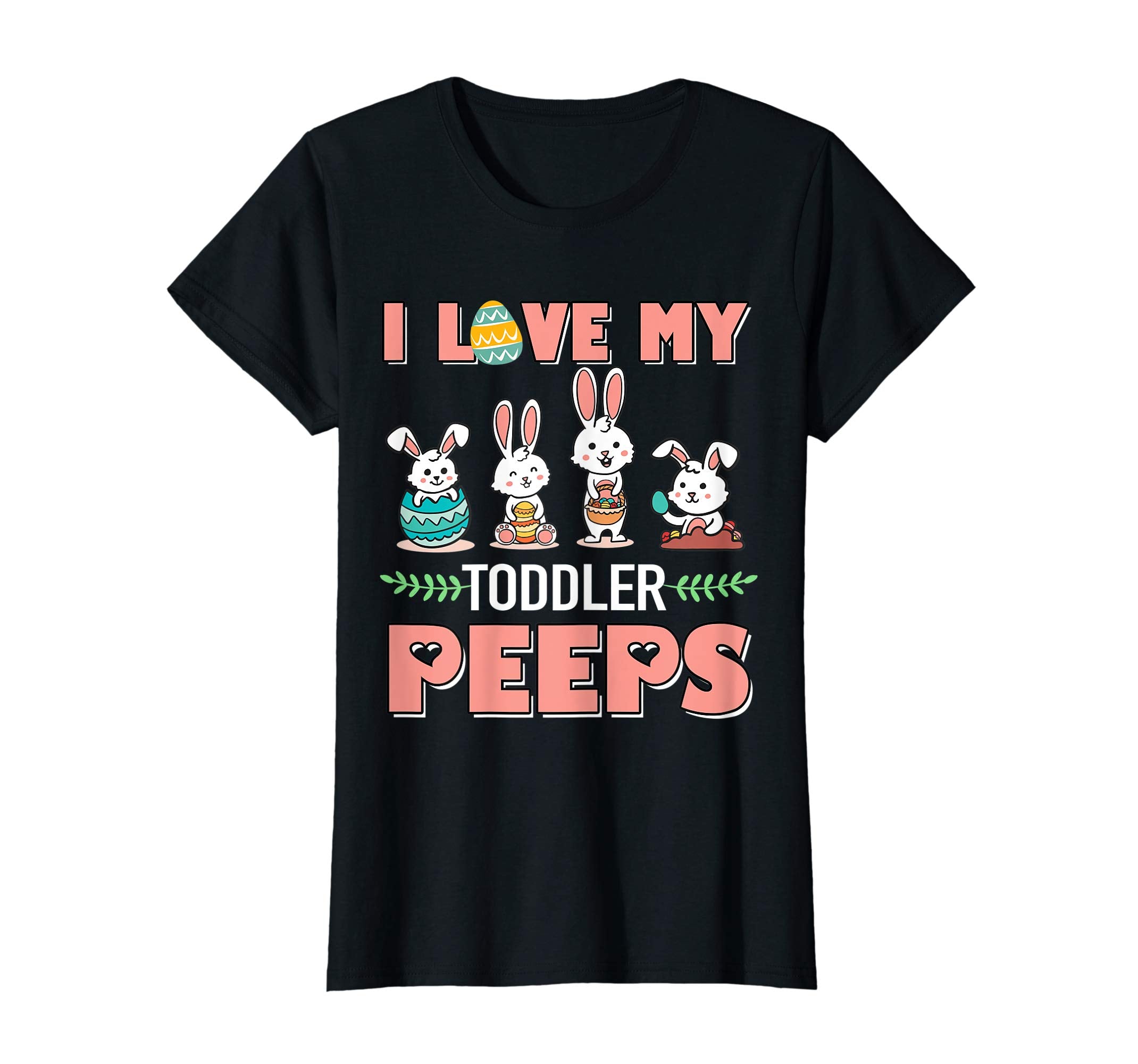 I Love My Toddler Peeps Happy Easter Teacher Shirt