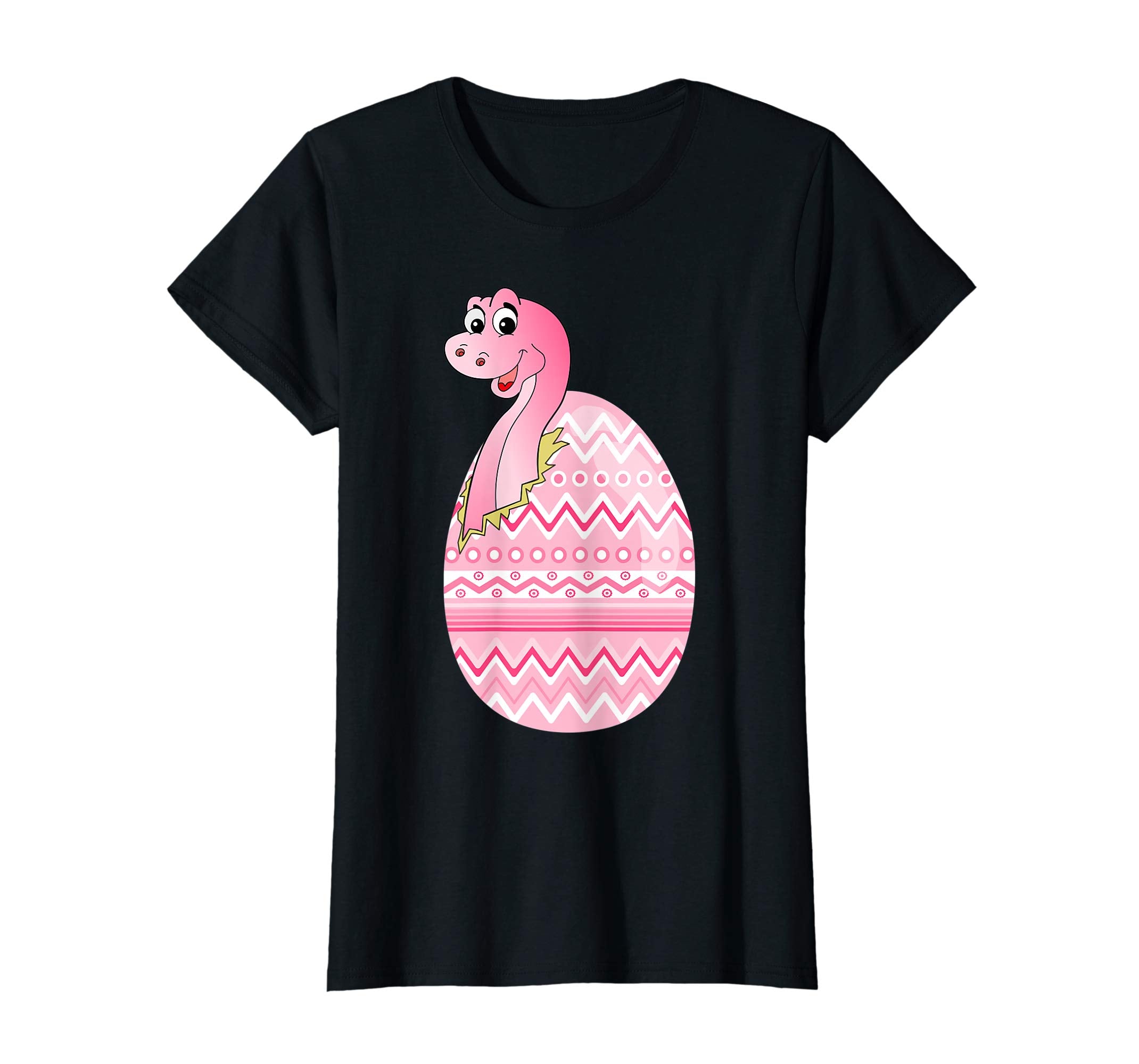 Cute Dinosaur T-Rex out of easter Egg Eggscellent T shirt