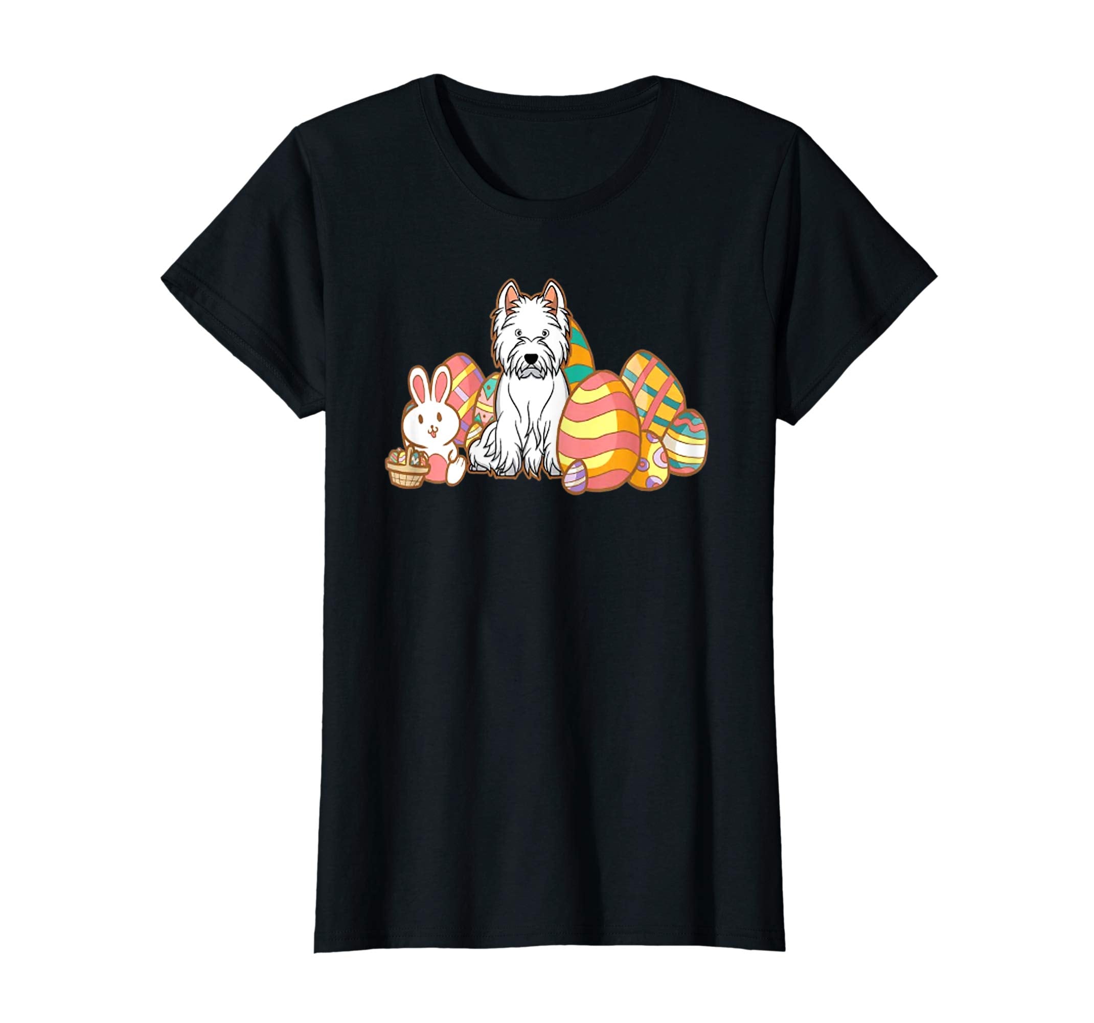 Easter West Highland Terrier Dog T-Shirt Gift