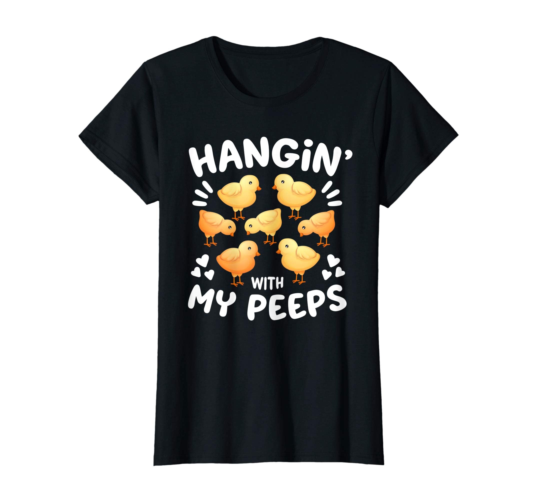 Hanging With My Peeps Happy Easter Kids Boys Girls T Shirt