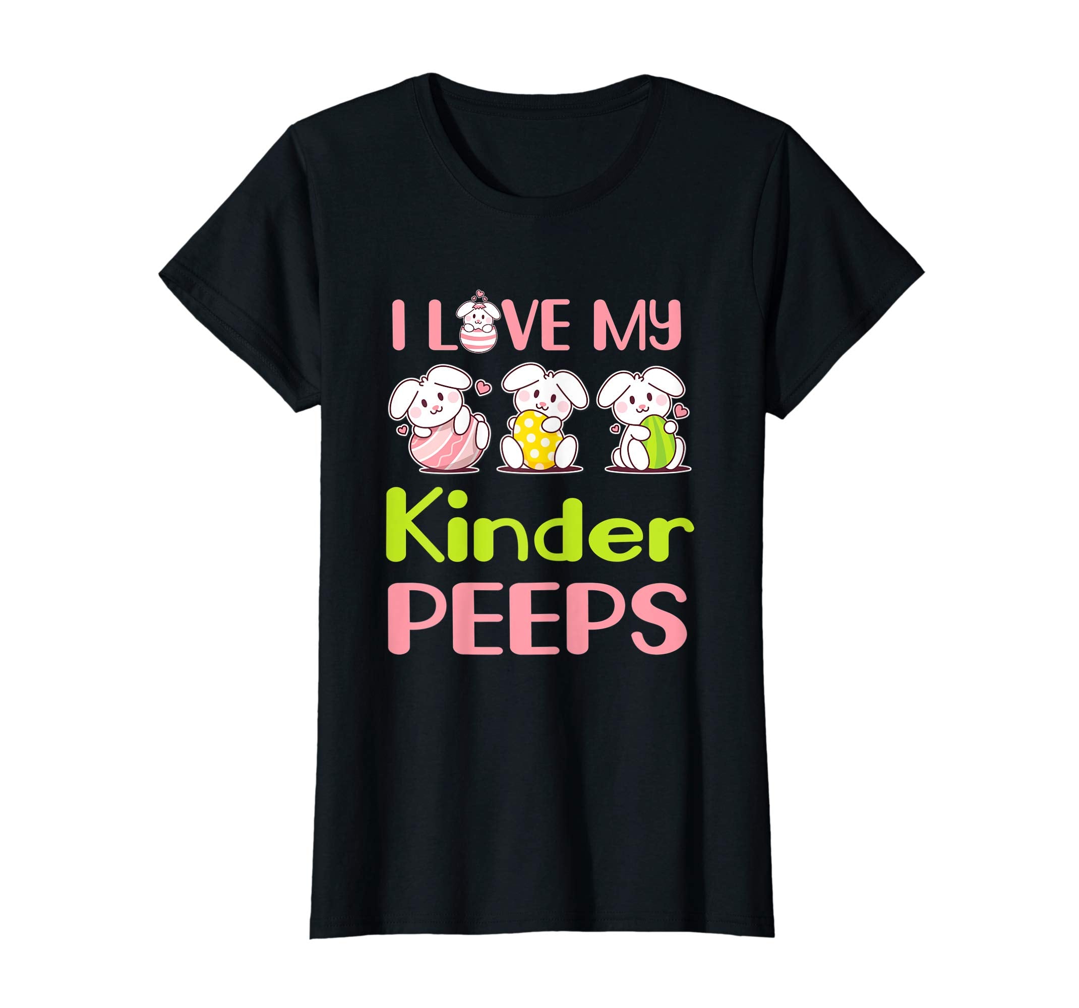 I Love My Kinder Peeps Happy Easter Teacher Shirt