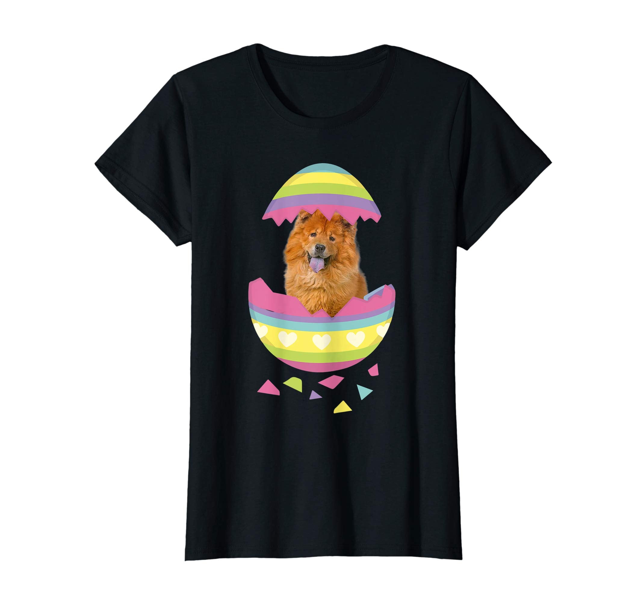 Chow Chow Easter Egg T-Shirt Dog Lover