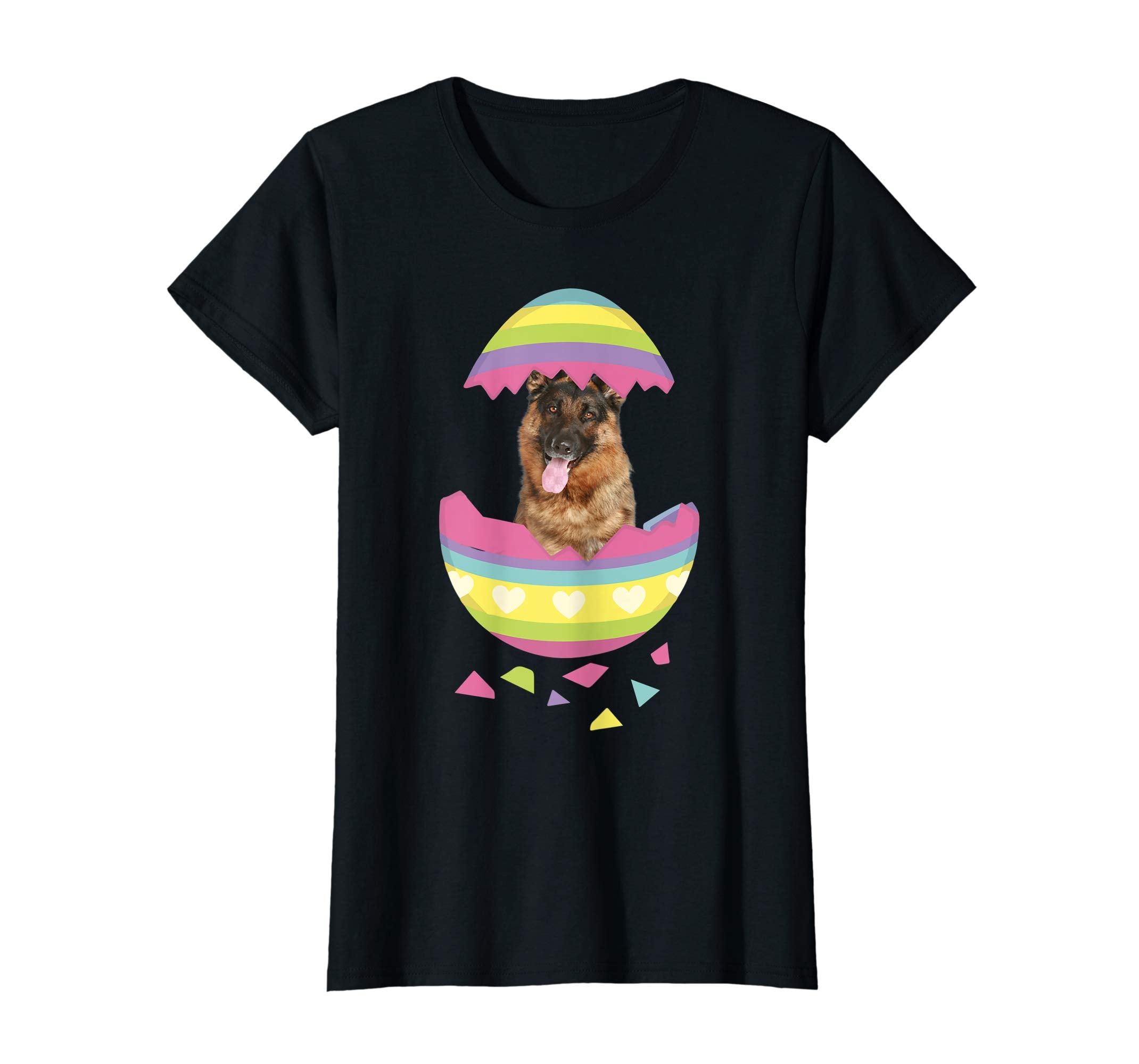 German Shepherd Easter Egg T-Shirt Dog Lover