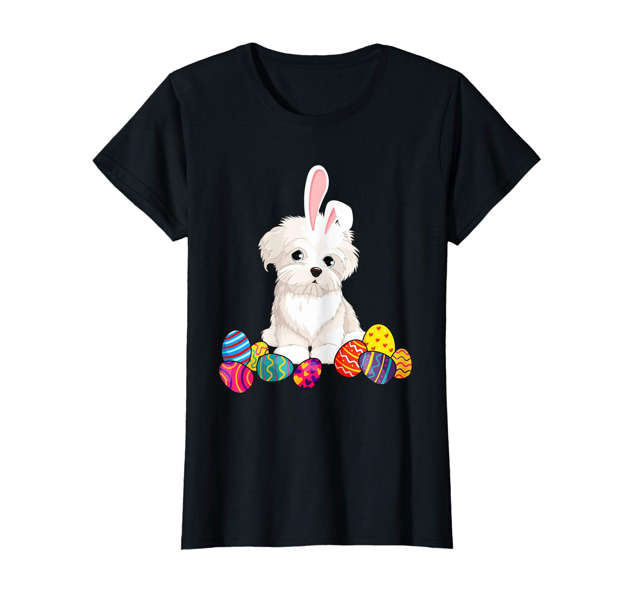 Maltese Bunny Ear With Egg Easter Easter Day Shirt