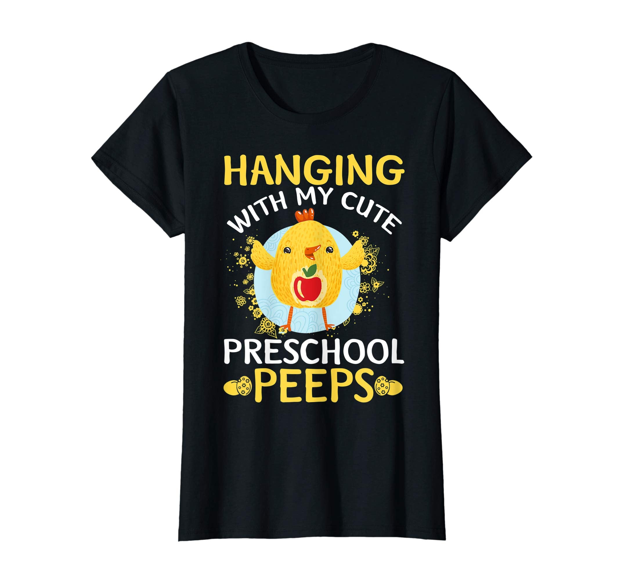 Cute Easter Shirt Teacher Hanging with my Preschool Peeps