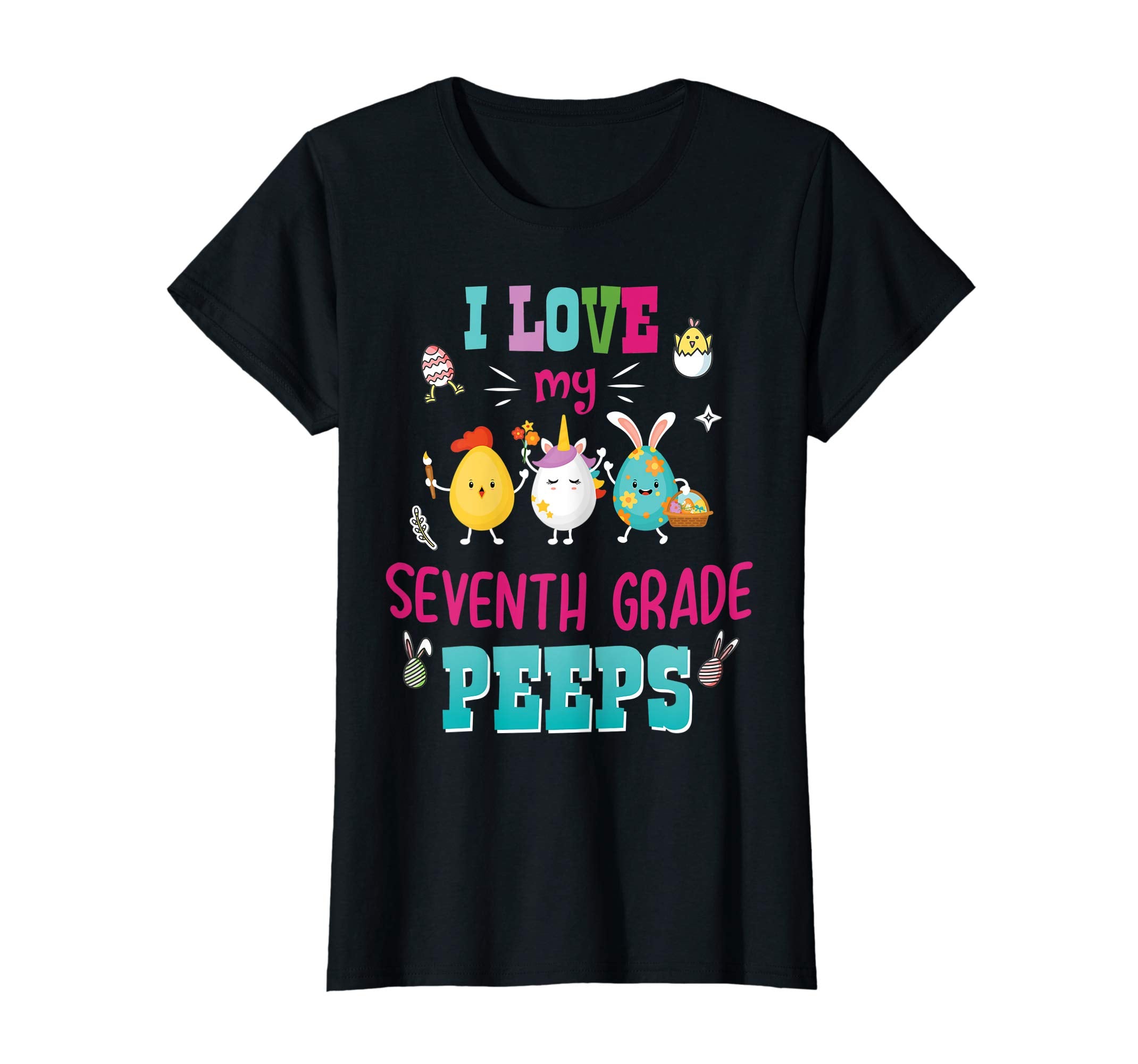 I Love My Seventh Grade Peeps Easter Day T-Shirt
