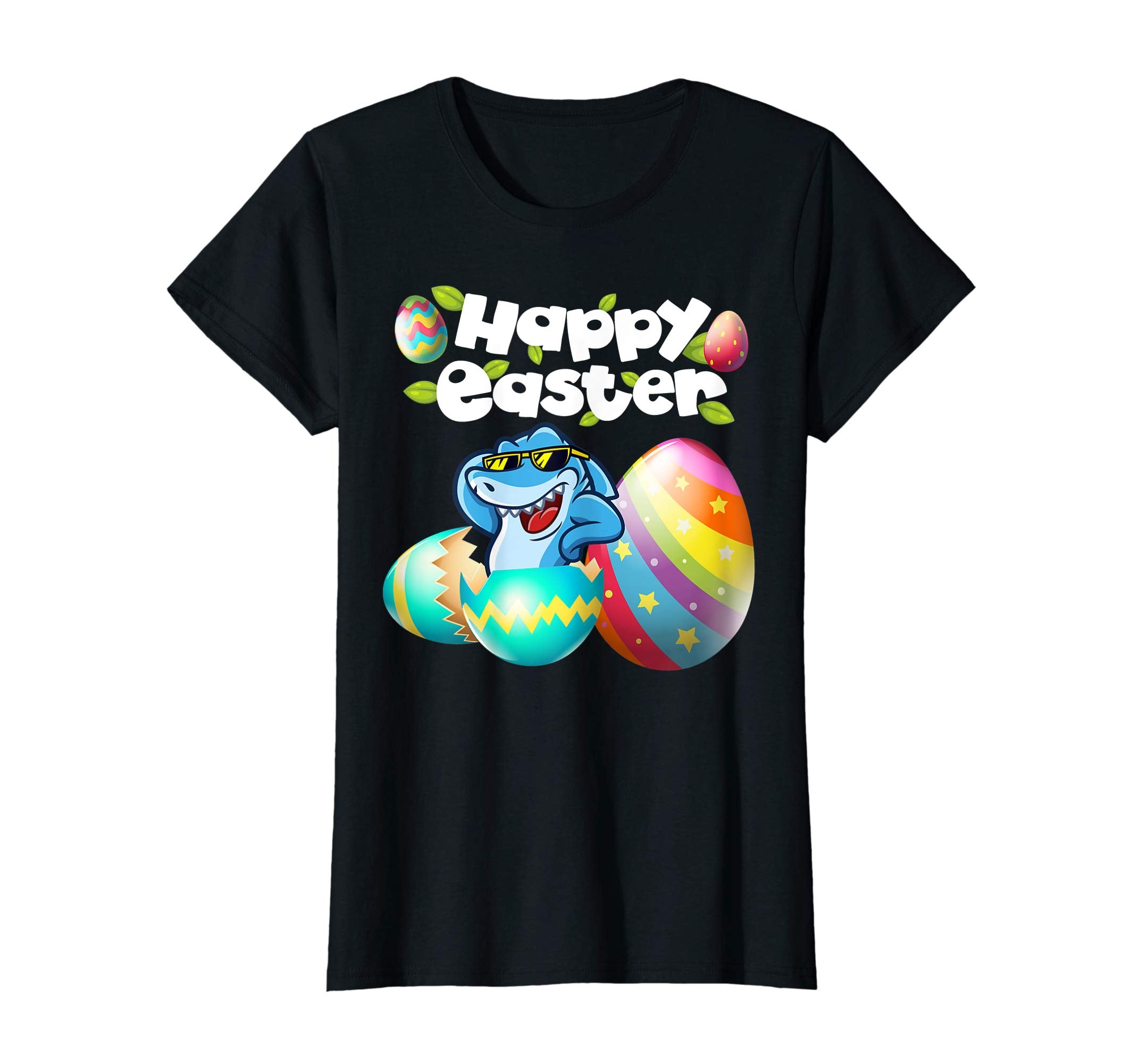 Easter Shirts For Kids Boys Girls Shark Shirt Easter Eggs