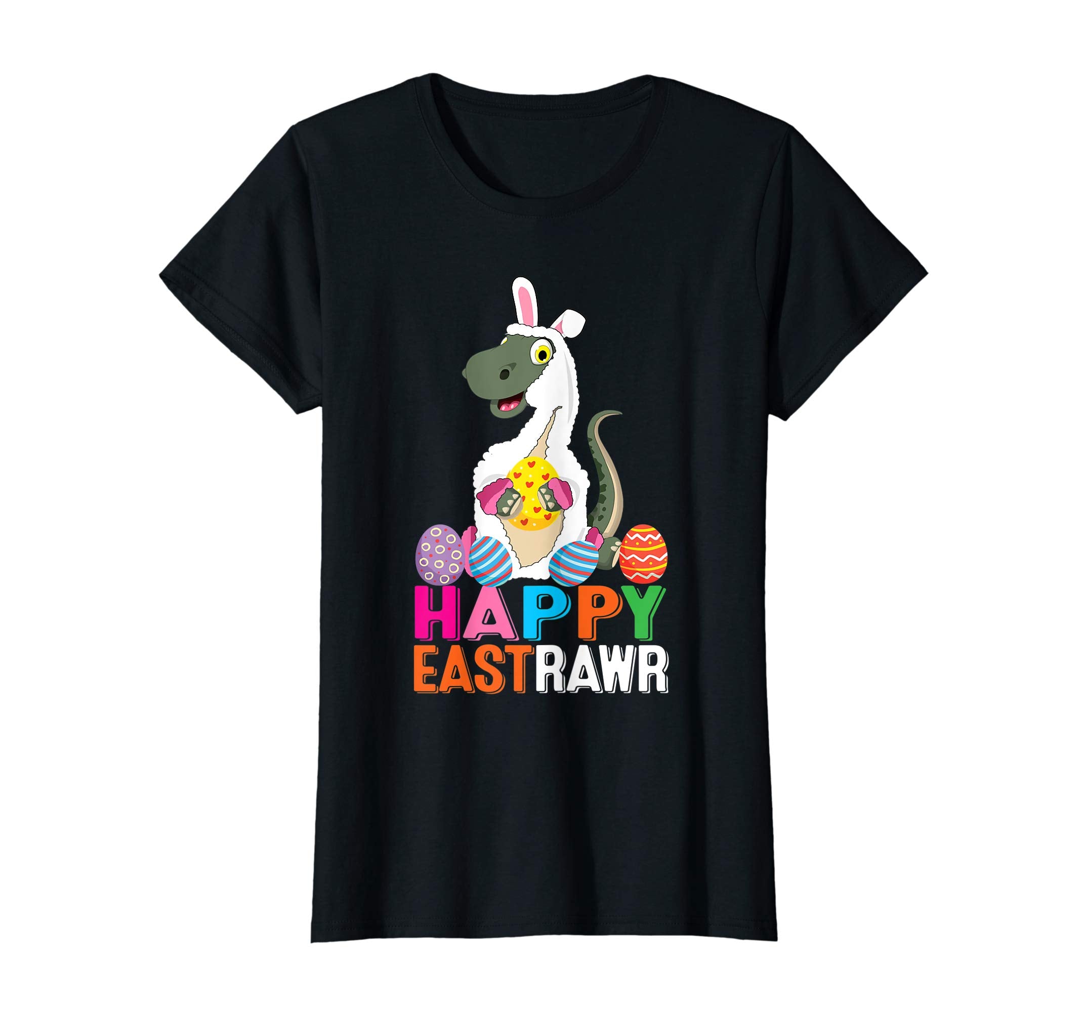 Happy Eastrawr Funny Dinosaur Easter Bunny Gift Kids Shirts