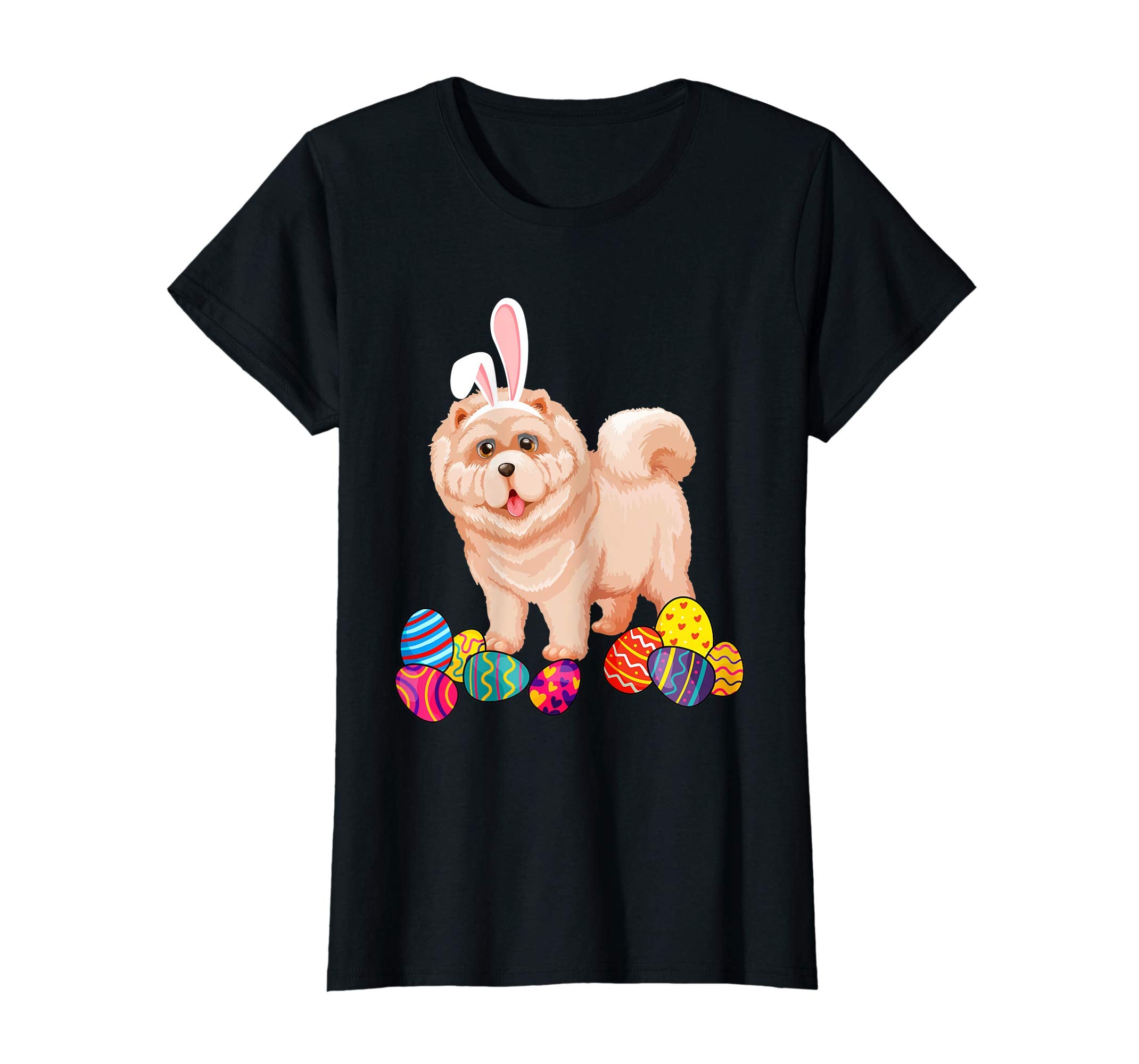 Chow Chow Bunny Ear With Egg Easter Easter Day Shirt