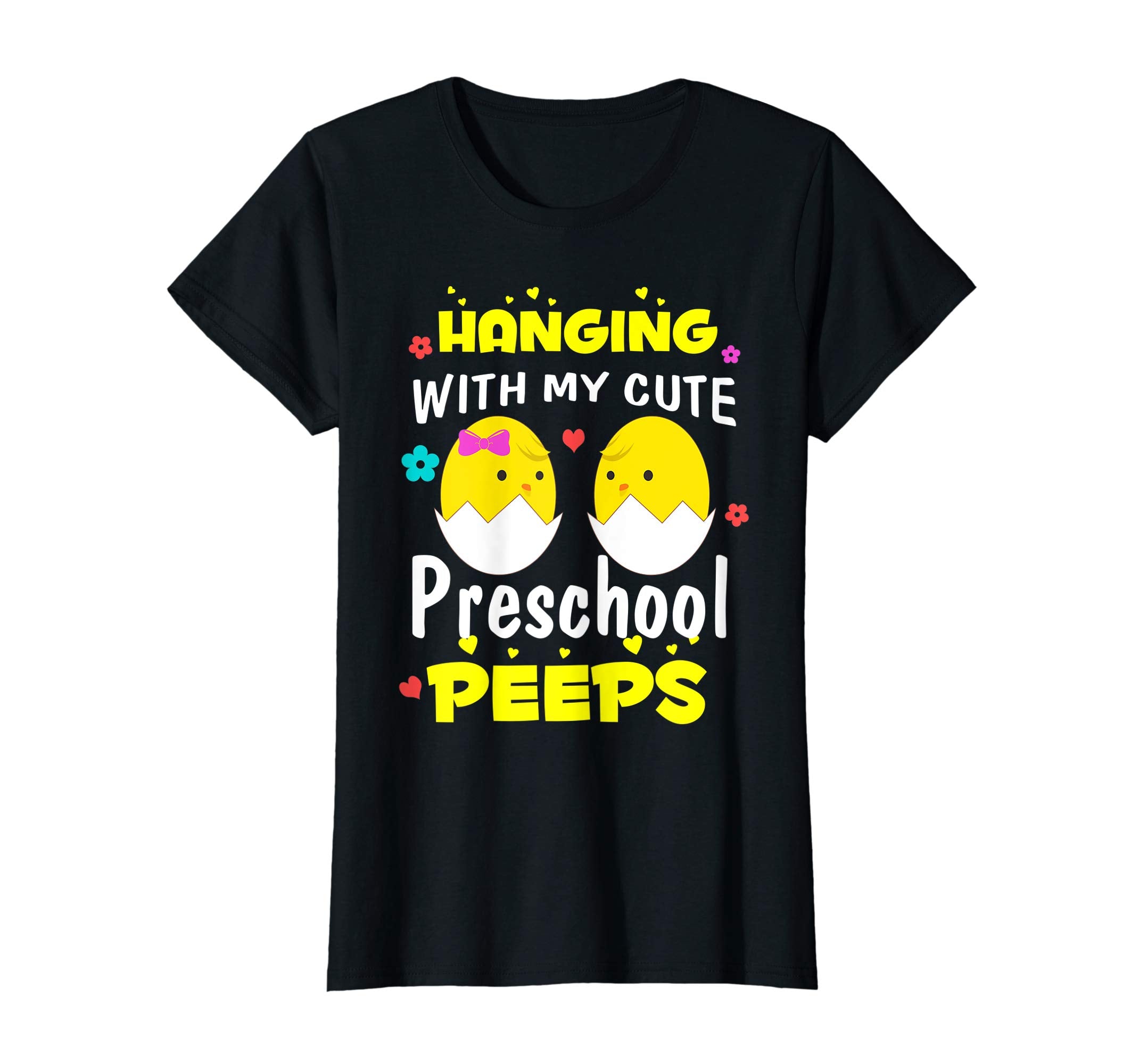 Cute Easter Shirt Teacher Hanging with my Preschool Peeps