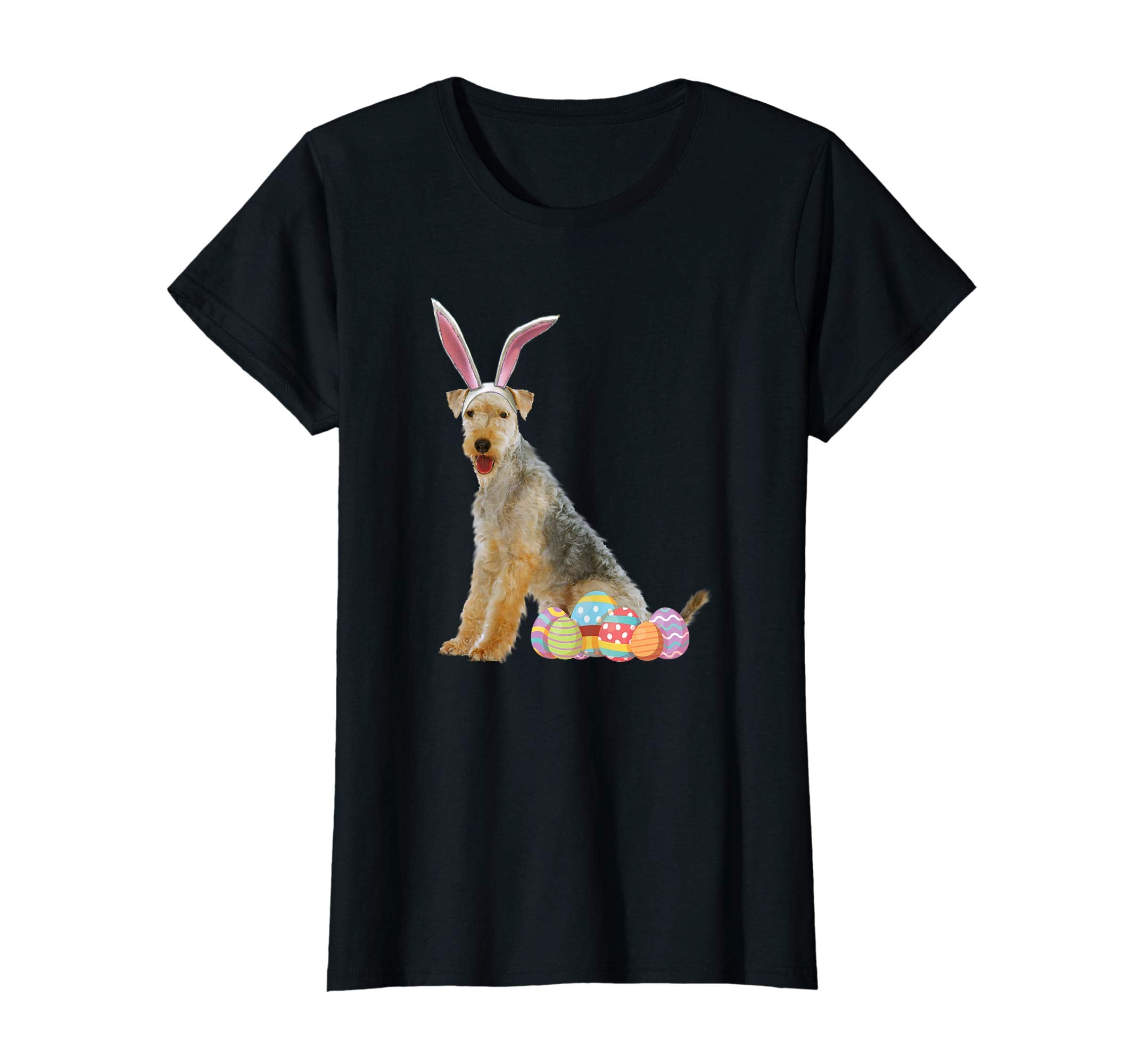 Easter Shirt Airedale Terrier Funny Bunny Ears &amp; Eggs Gift