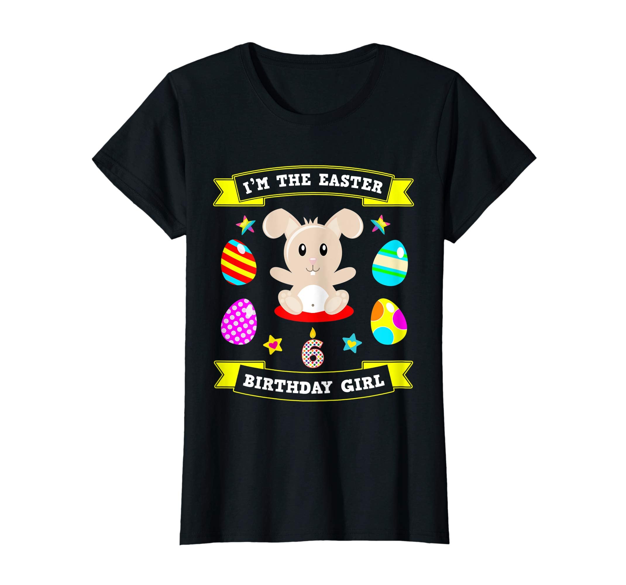 6 Year Old Easter Bunny 6th Birthday Girl 2019 TShirt