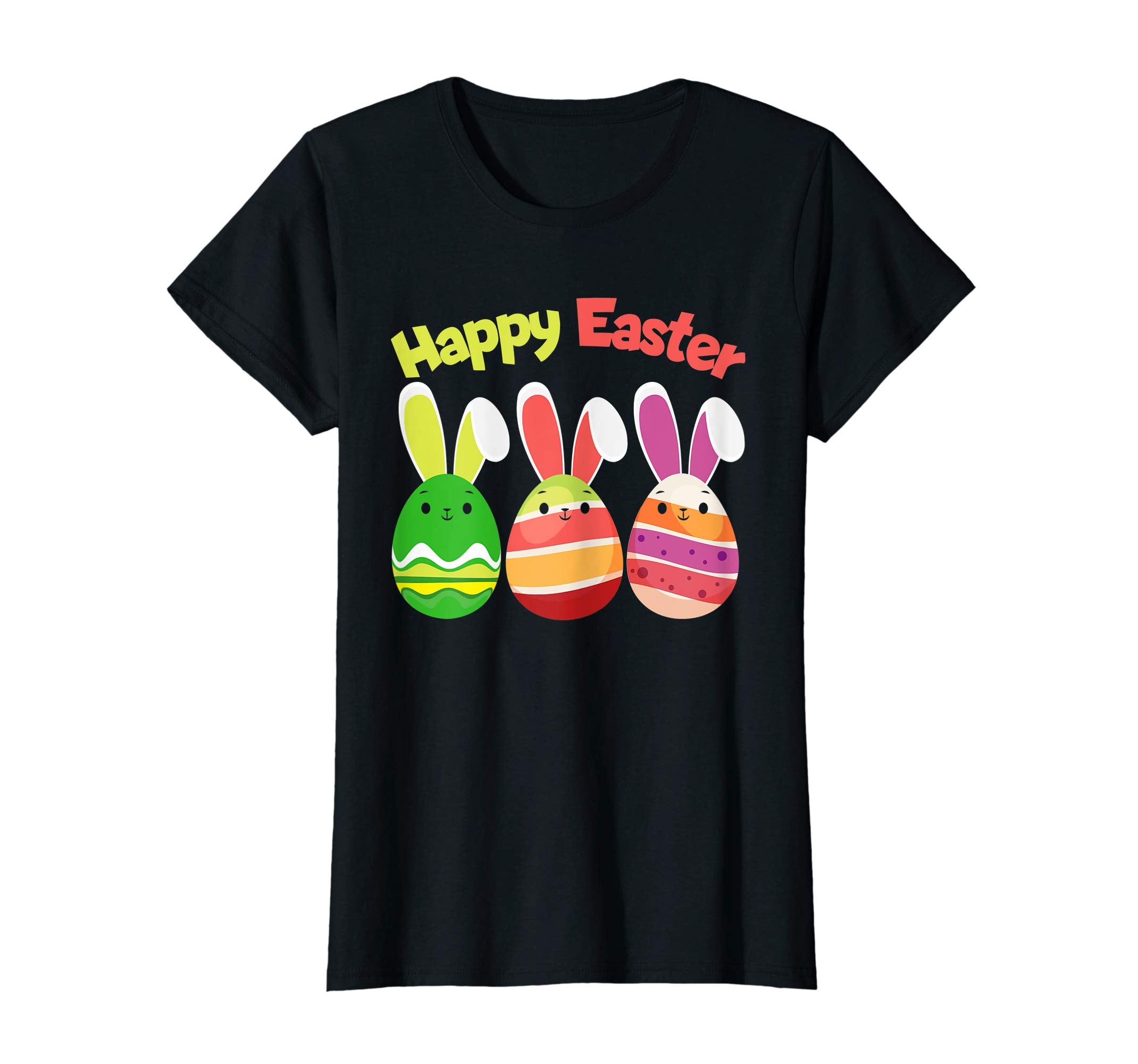 Easter T Shirt Happy Easter Bunny Eggs Tshirt Colorful Gift