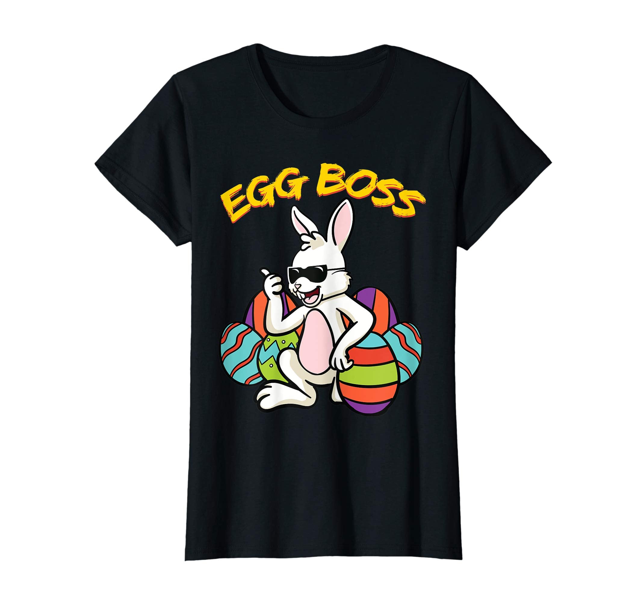 Egg Boss Shirt Easter Day Gift Idea Cool Rabbit Eggs Holiday