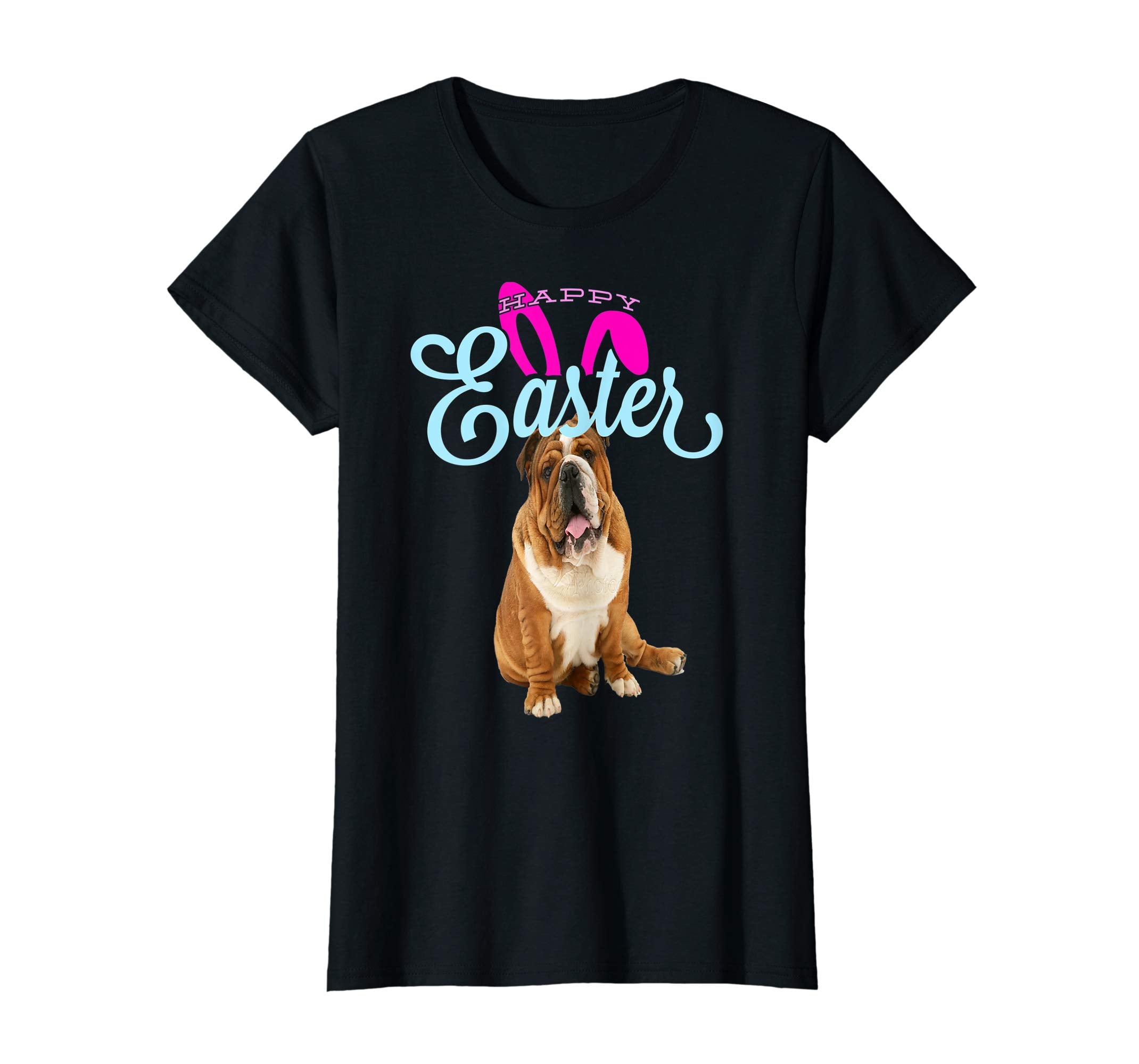 Easter Bunny English Bulldog Tshirt Dog Men Women Gift