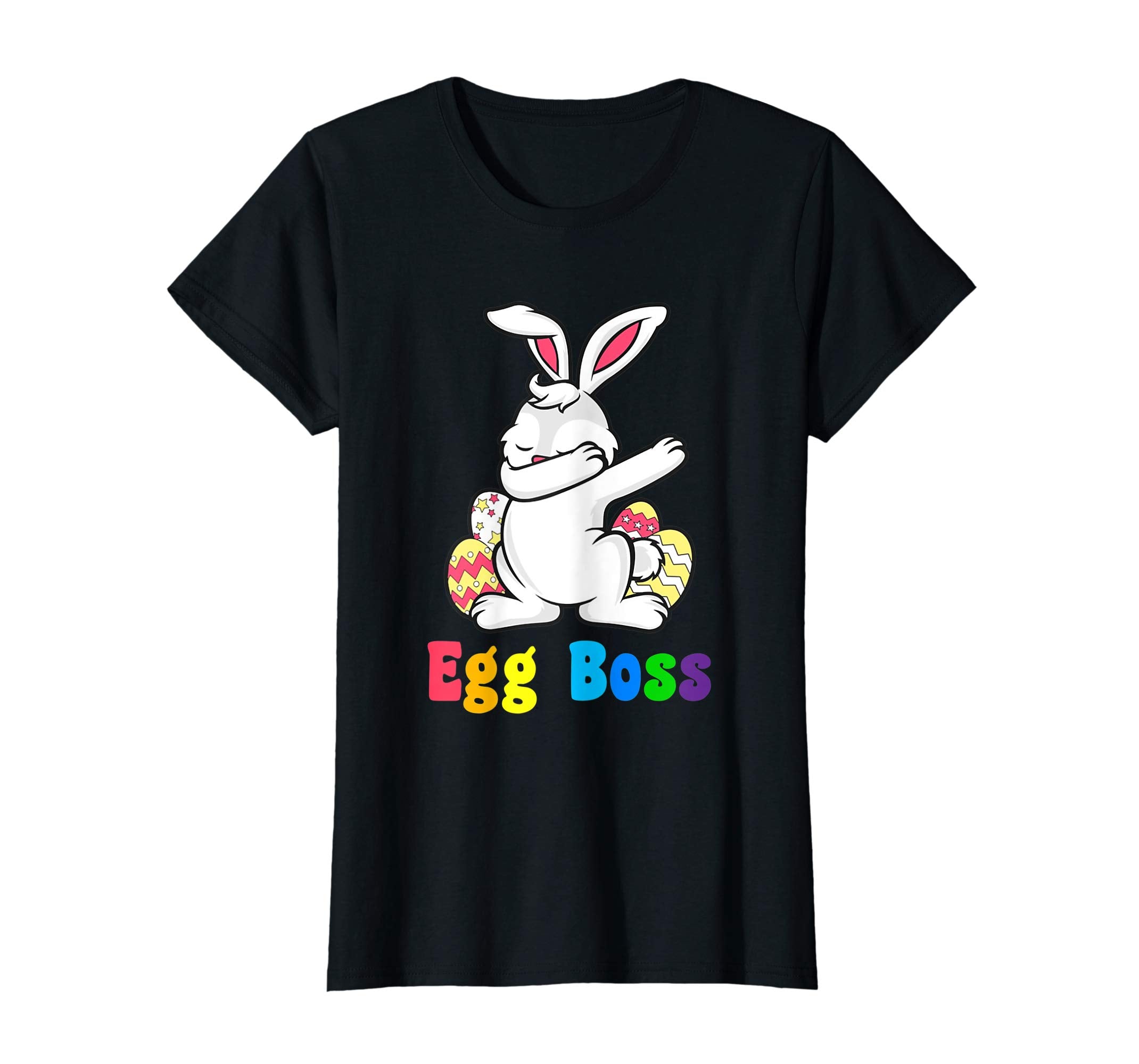 Egg Boss Hunt Dabbing Bunny Easter T Shirt For Kids 2019