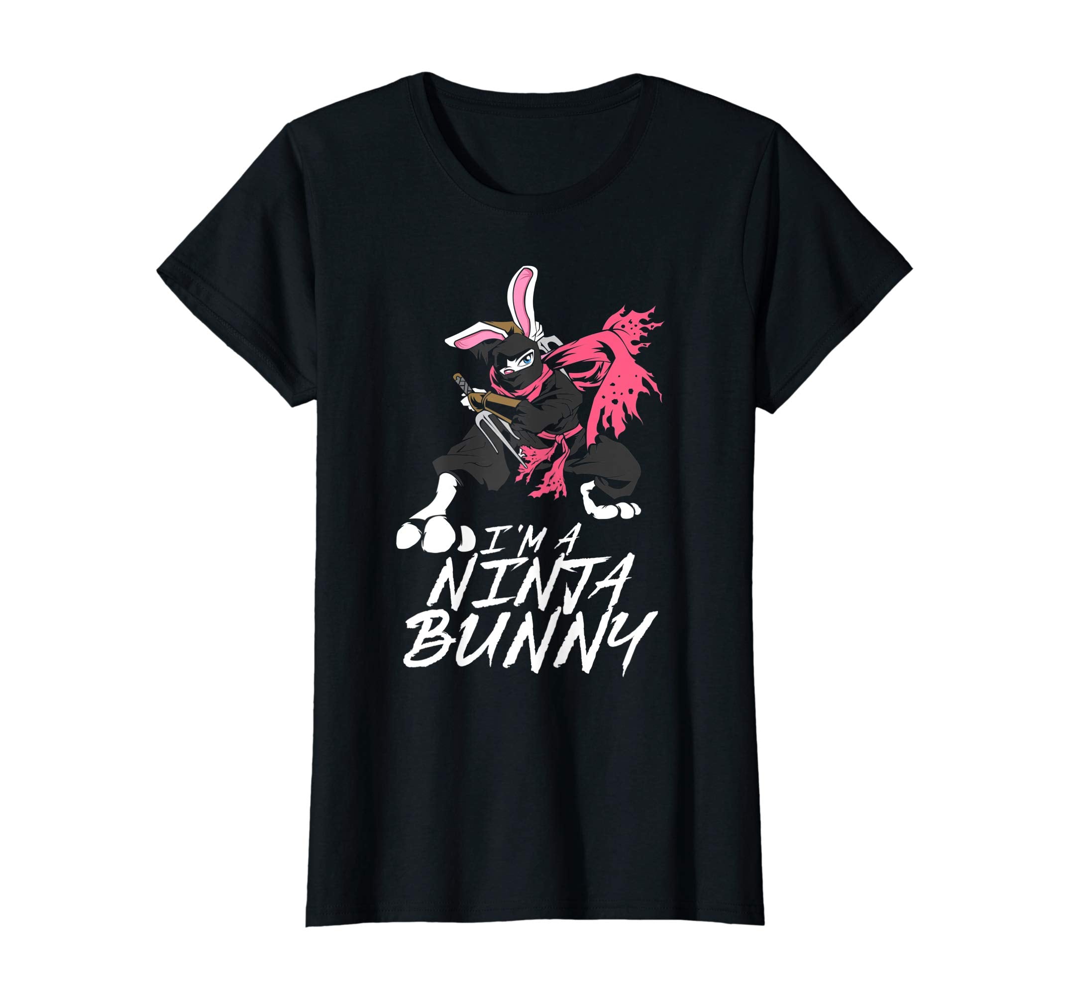 Im a Ninja Bunny Easter Sunday Egg Hunt Hiding T Shirt Girl